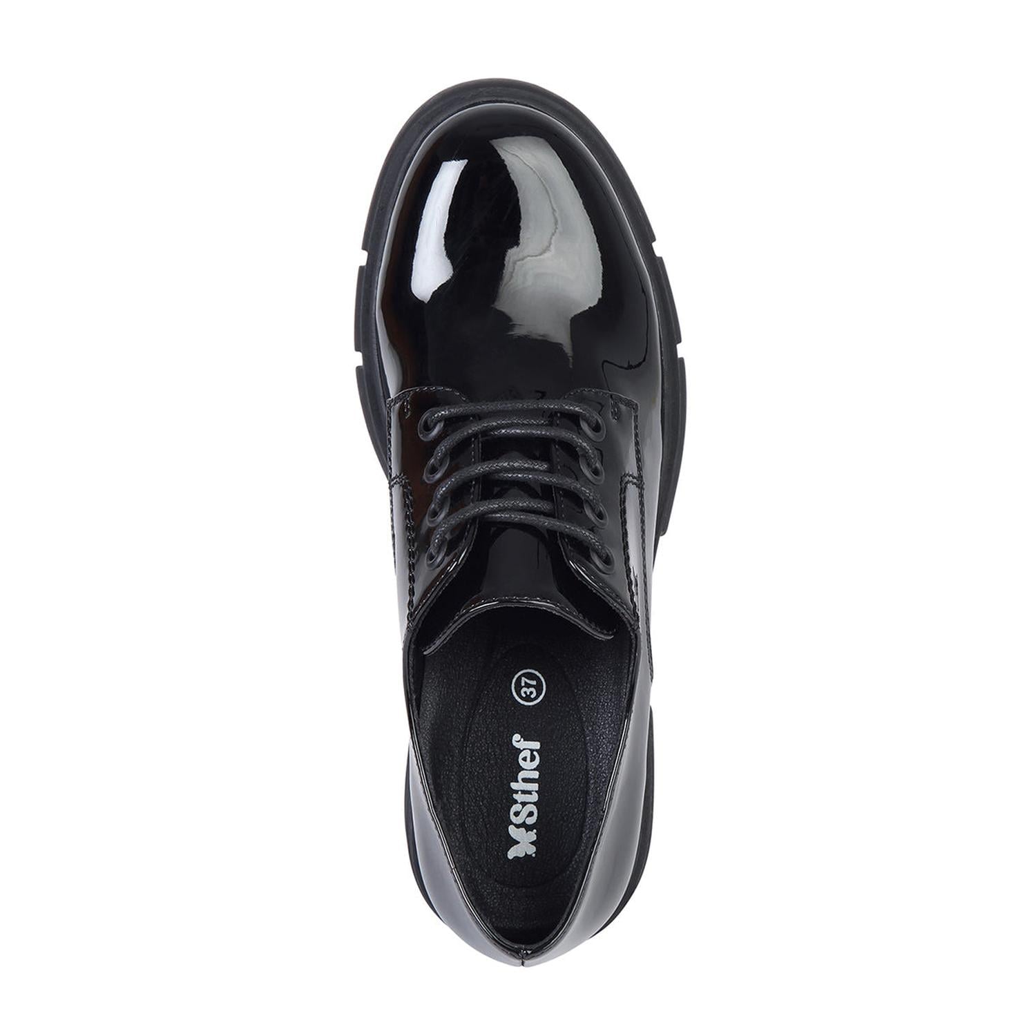 MOCASIN MUJER STHEF NEGRO CHAROL 7950 NEGRO 1114592 - 4