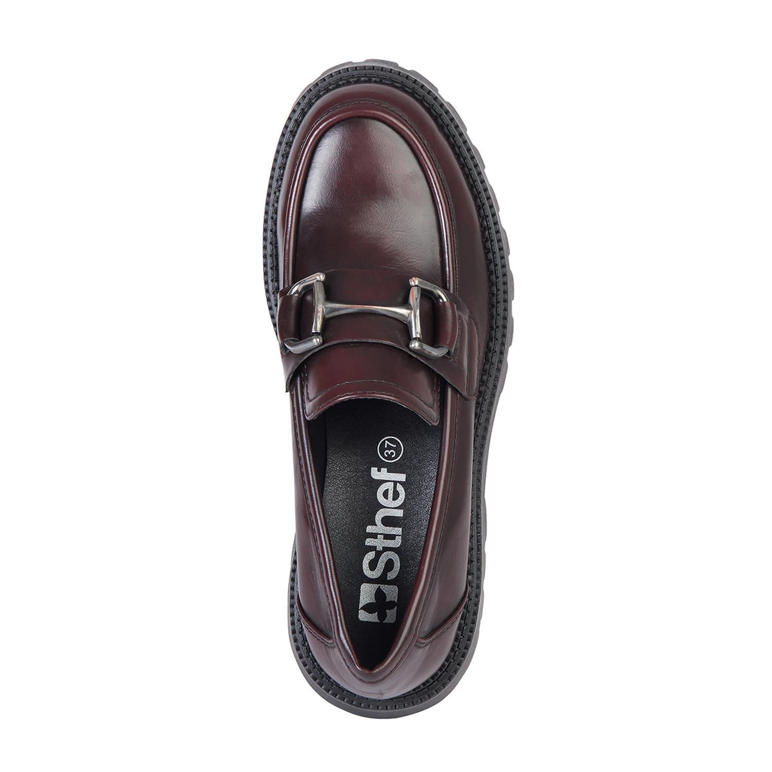 MOCASIN MUJER STHEF BURGUNDY 7920 ROJO 1114241 - 4