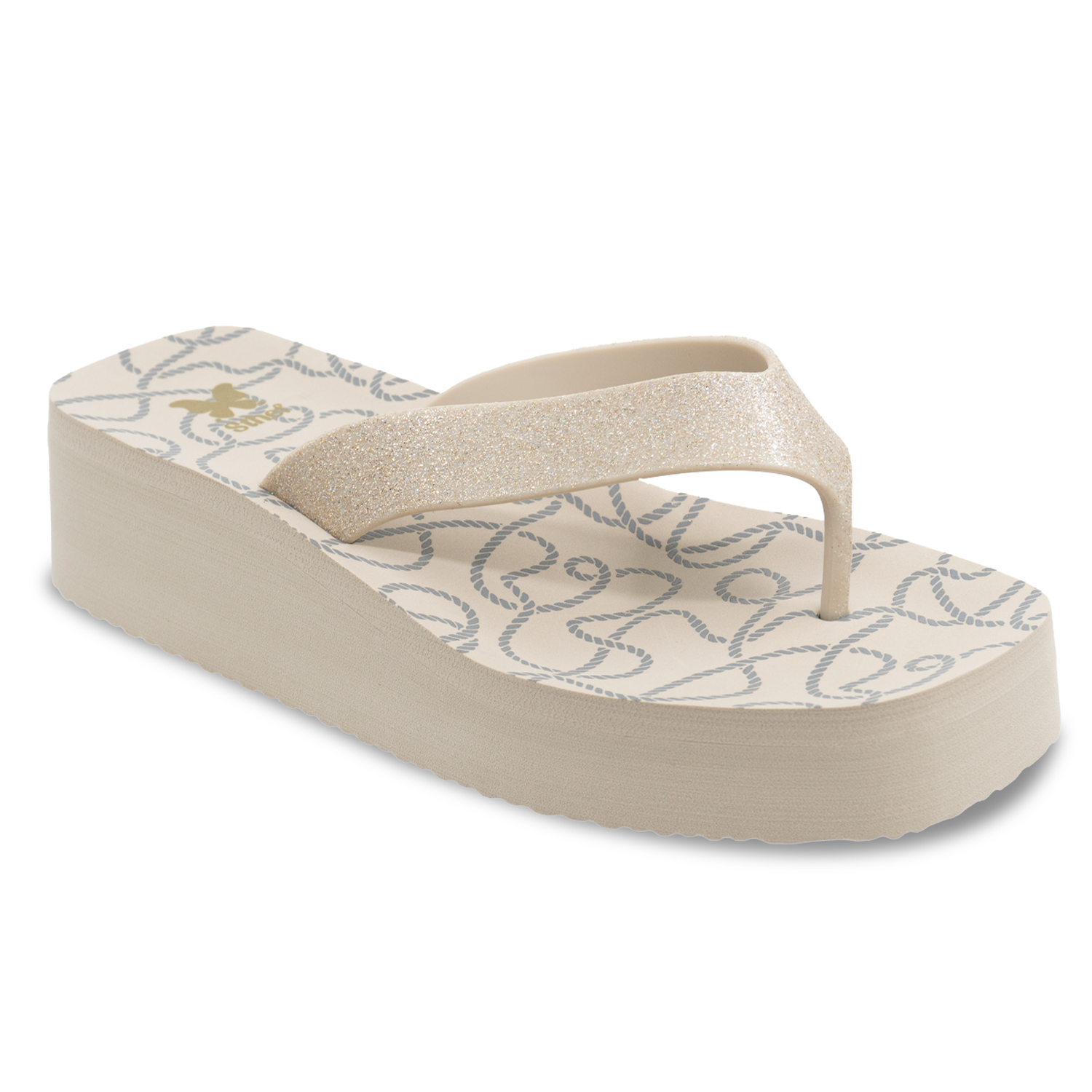 SANDALIA MUJER STHEF PLAYERA BEIGE 8205 - 1