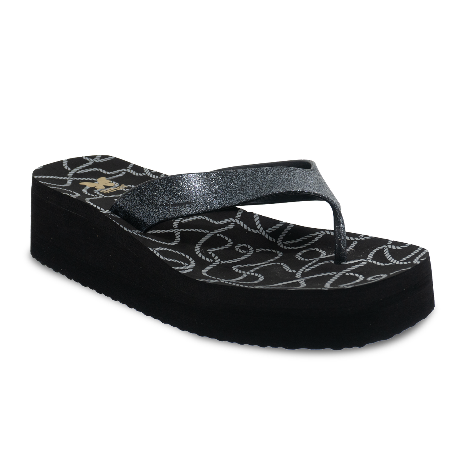 SANDALIA MUJER STHEF PLAYERA NEGRO 8205 - 1