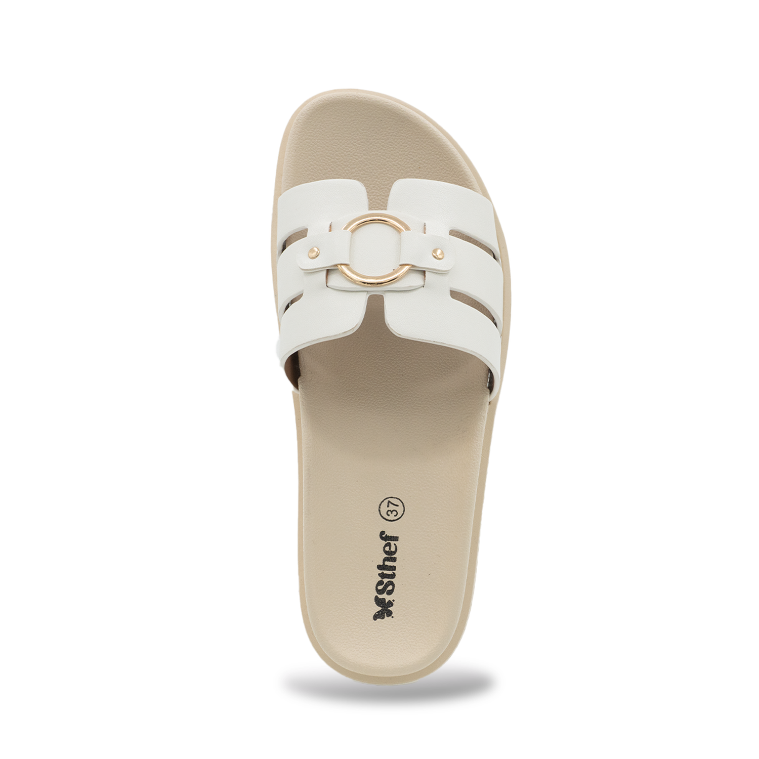 SANDALIA MUJER STHEF CASUAL BLANCO 8162 BLANCO 1136547 - 4