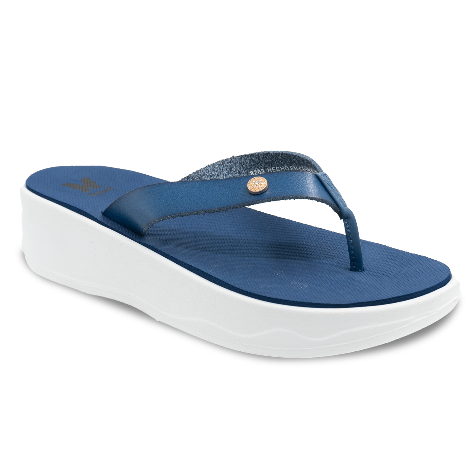 SANDALIA MUJER STHEF PLAYERA AZUL 8203 - 1