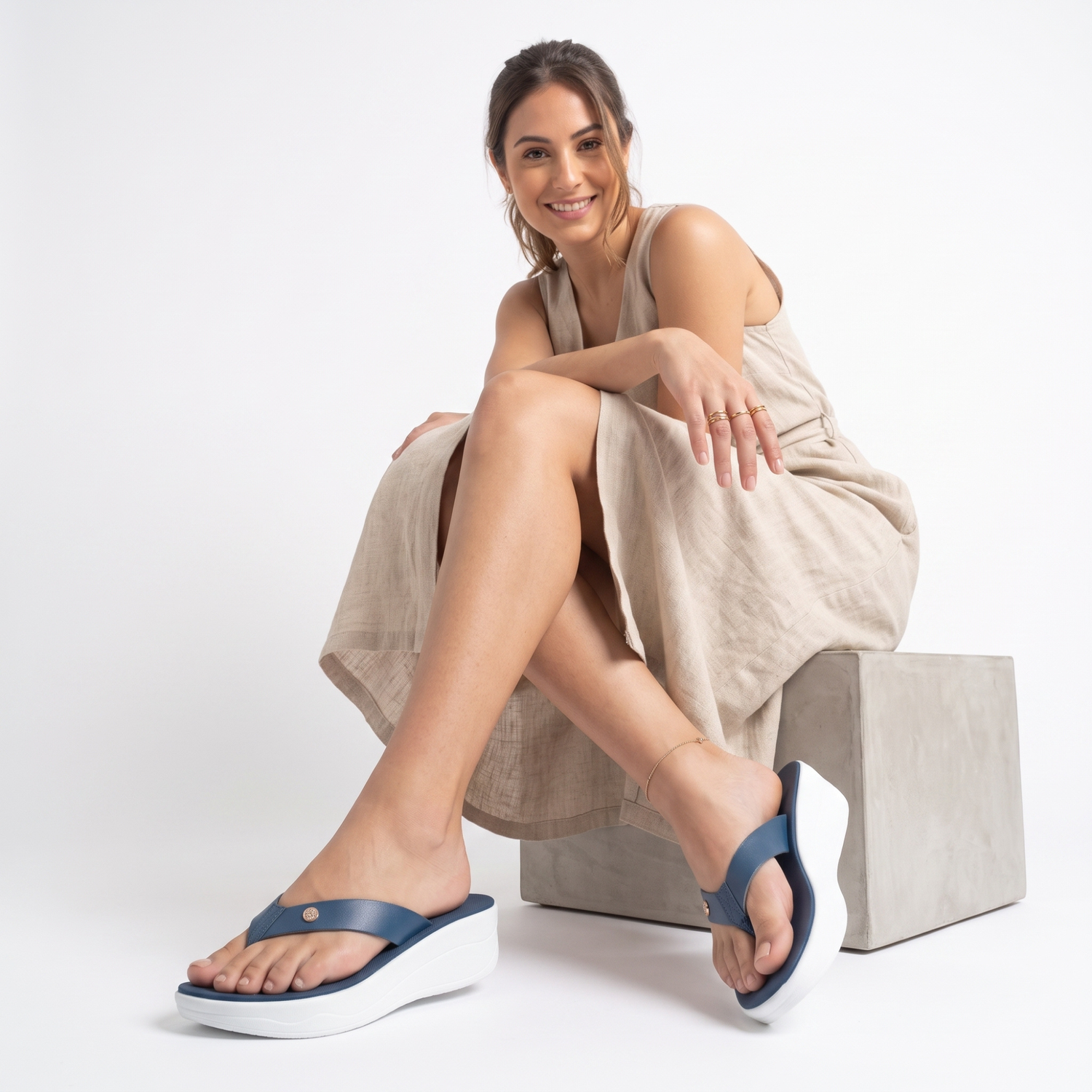 SANDALIA MUJER STHEF PLAYERA AZUL 8203 AZUL 1137695 - 7