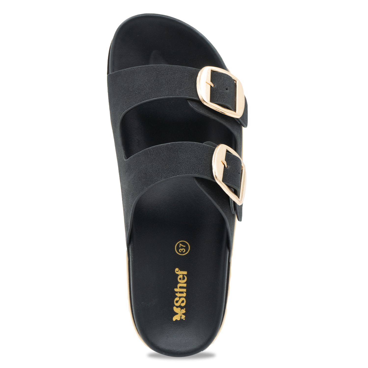 SANDALIA MUJER STHEF CASUAL NEGRO 8195 NEGRO 1137534 - 4