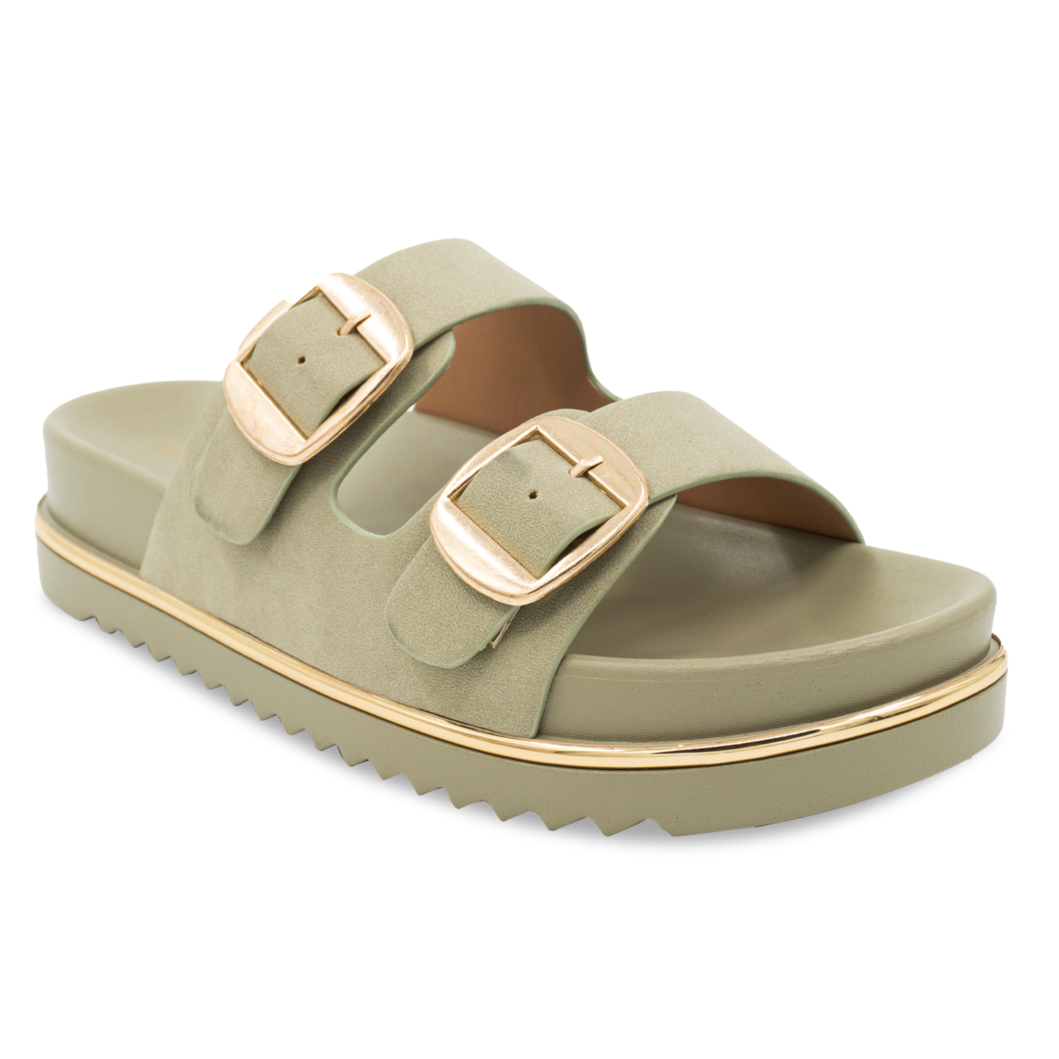 SANDALIA MUJER STHEF CASUAL VERDE 8195 - 1