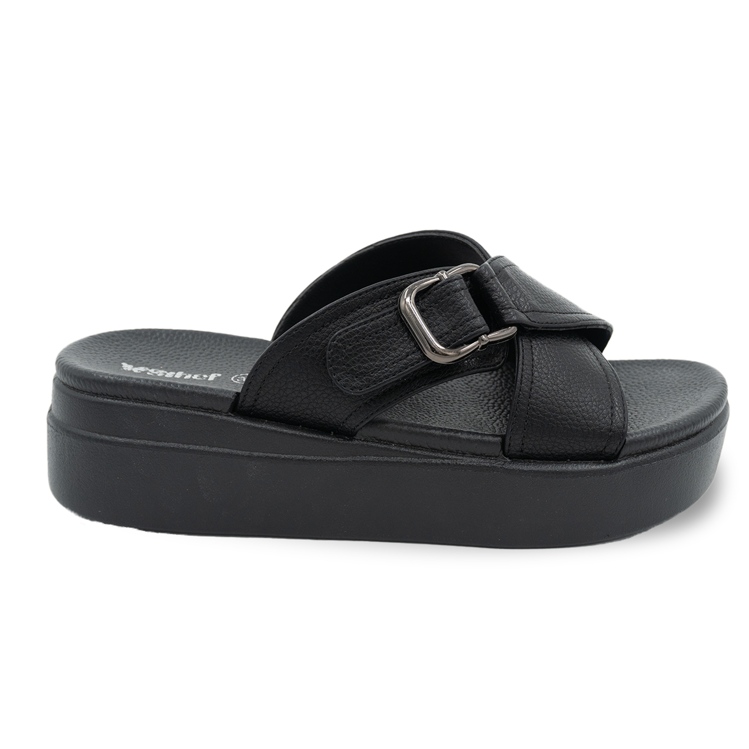 SANDALIA MUJER STHEF CASUAL NEGRO 8163 NEGRO 1136563 - 2