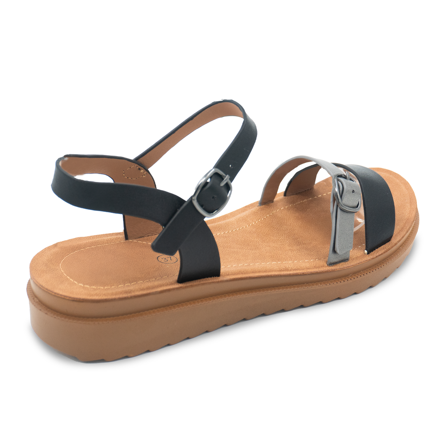 SANDALIA MUJER STHEF CASUAL NEGRO 8164 NEGRO 1136579 - 3