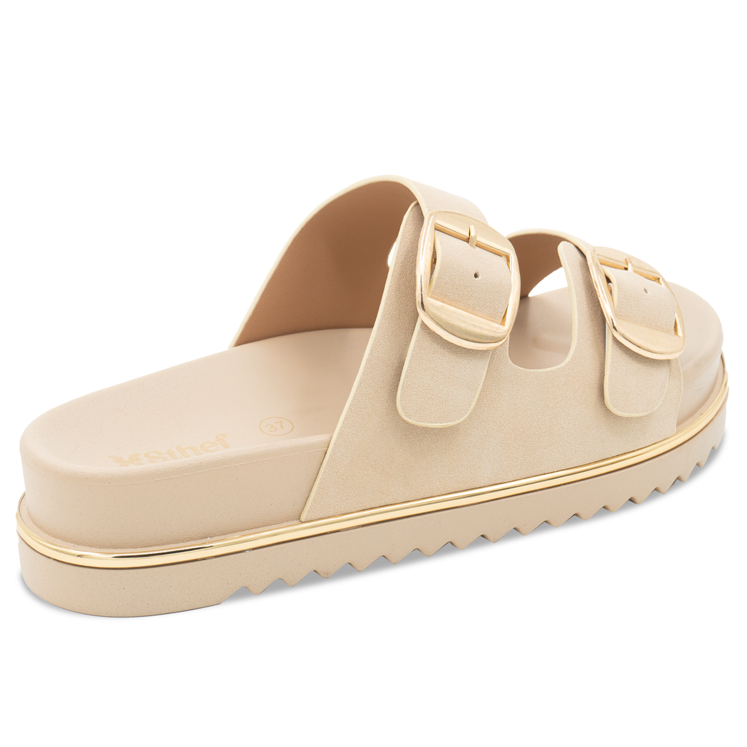 SANDALIA MUJER STHEF CASUAL BEIGE 8195 BEIGE 1137528 - 3