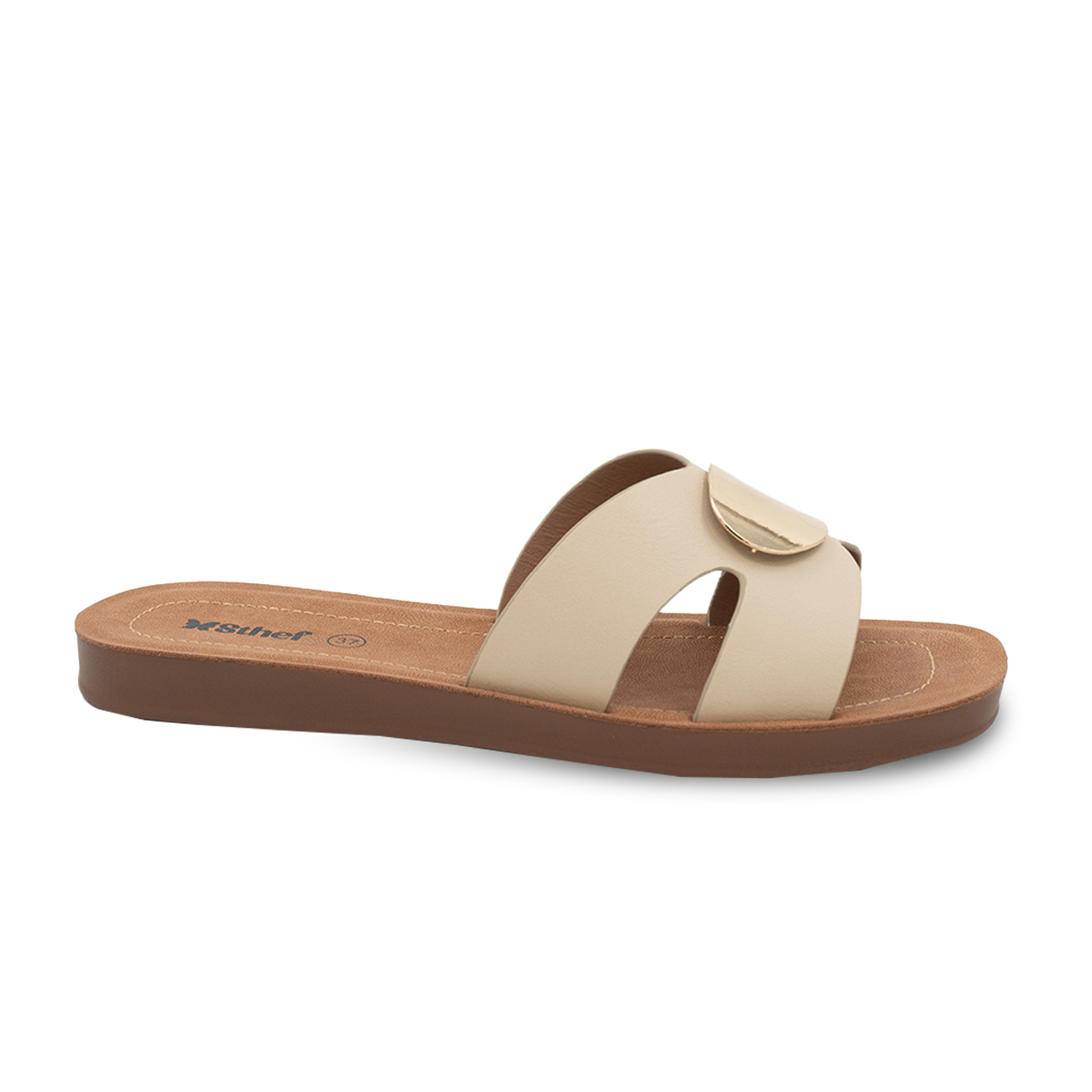 SANDALIA MUJER STHEF CASUAL BEIGE 8165 BEIGE 1136582 - 2