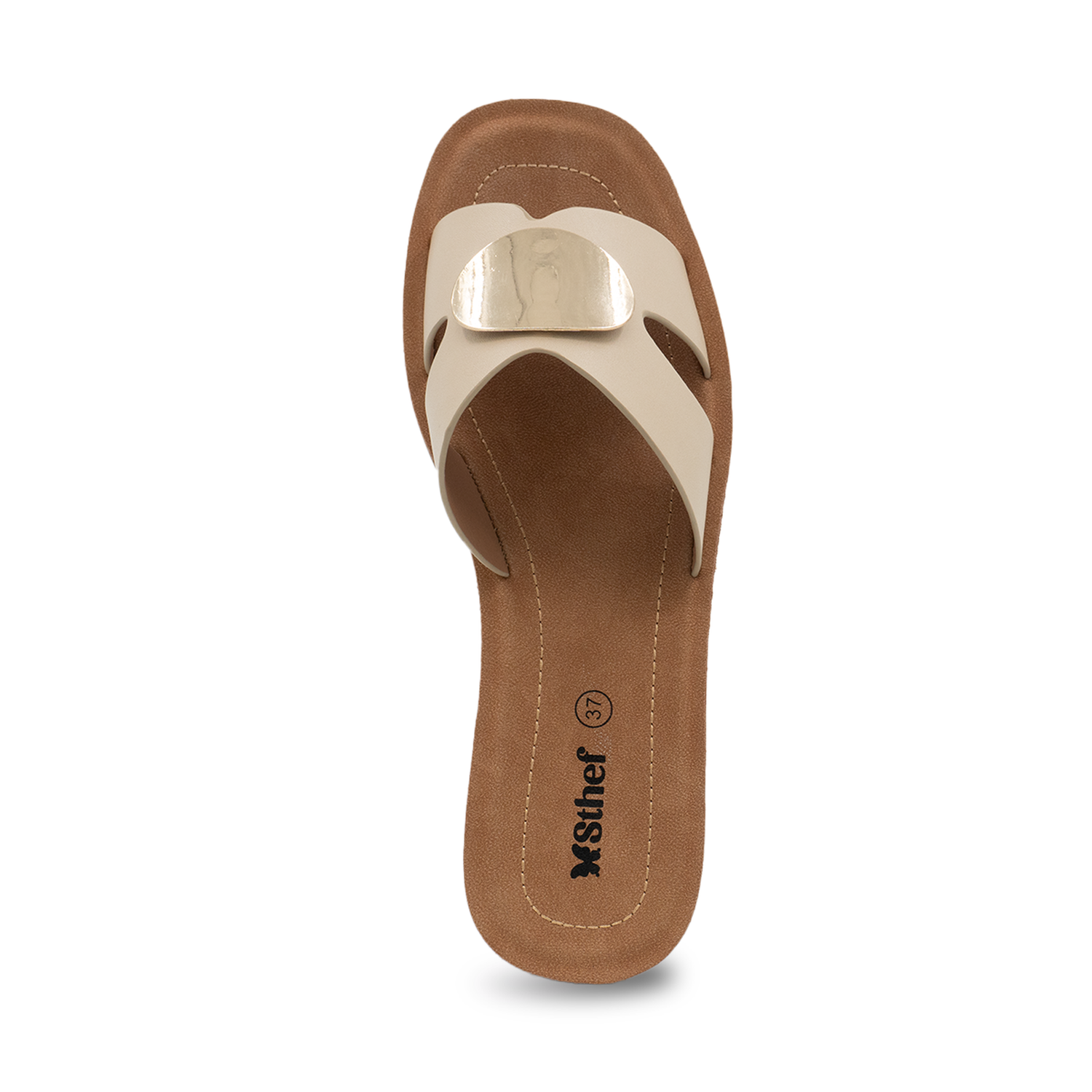 SANDALIA MUJER STHEF CASUAL BEIGE 8165 BEIGE 1136582 - 4