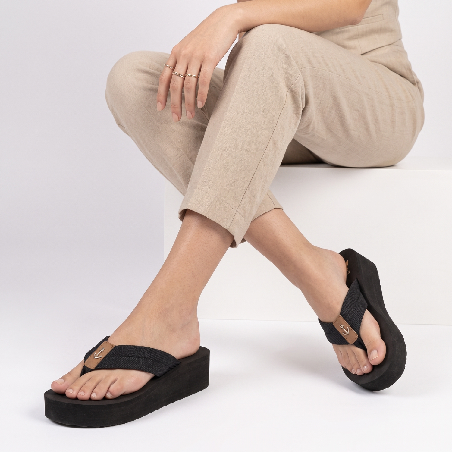 SANDALIA MUJER STHEFPLAYERA NEGRO 8204 NEGRO 1137703 - 5