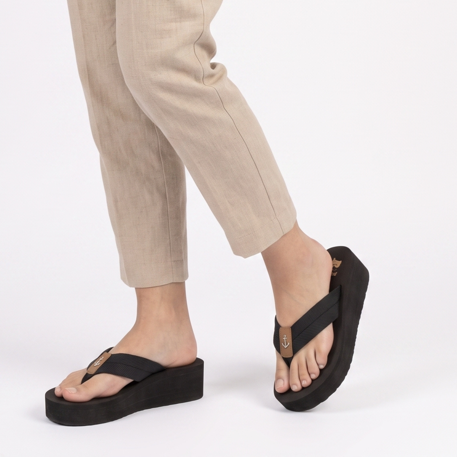 SANDALIA MUJER STHEFPLAYERA NEGRO 8204 NEGRO 1137703 - 8