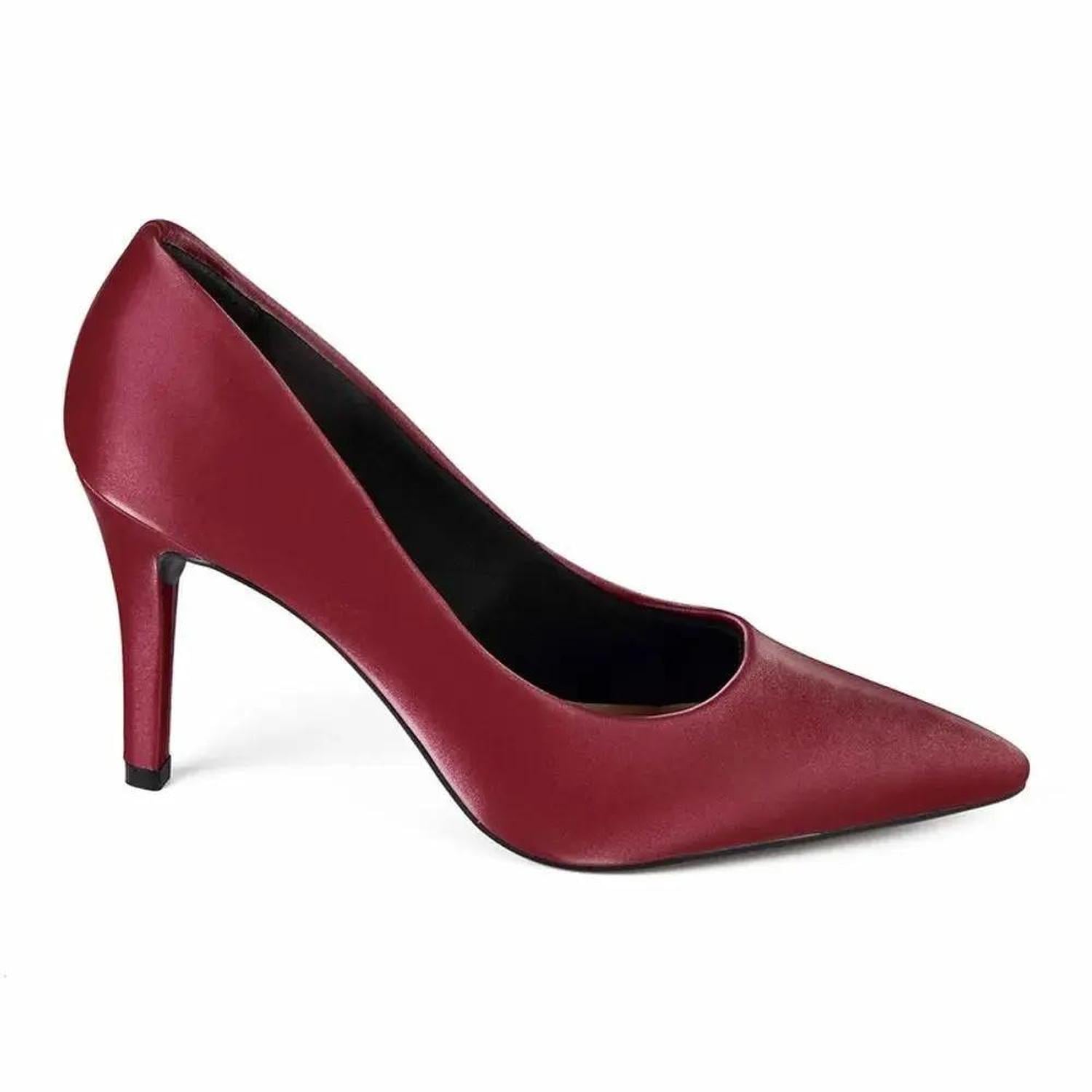 ZAPATO MUJER MIKAELA VESTIR BURGUNDY 13560-01 - 1