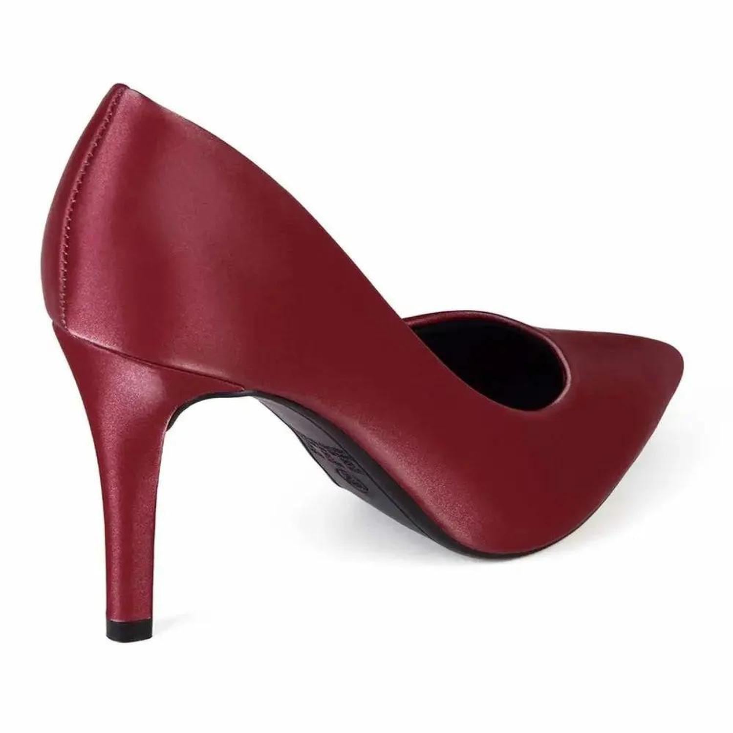 ZAPATO MUJER MIKAELA VESTIR BURGUNDY 13560-01 ROJO 1120491 - 3
