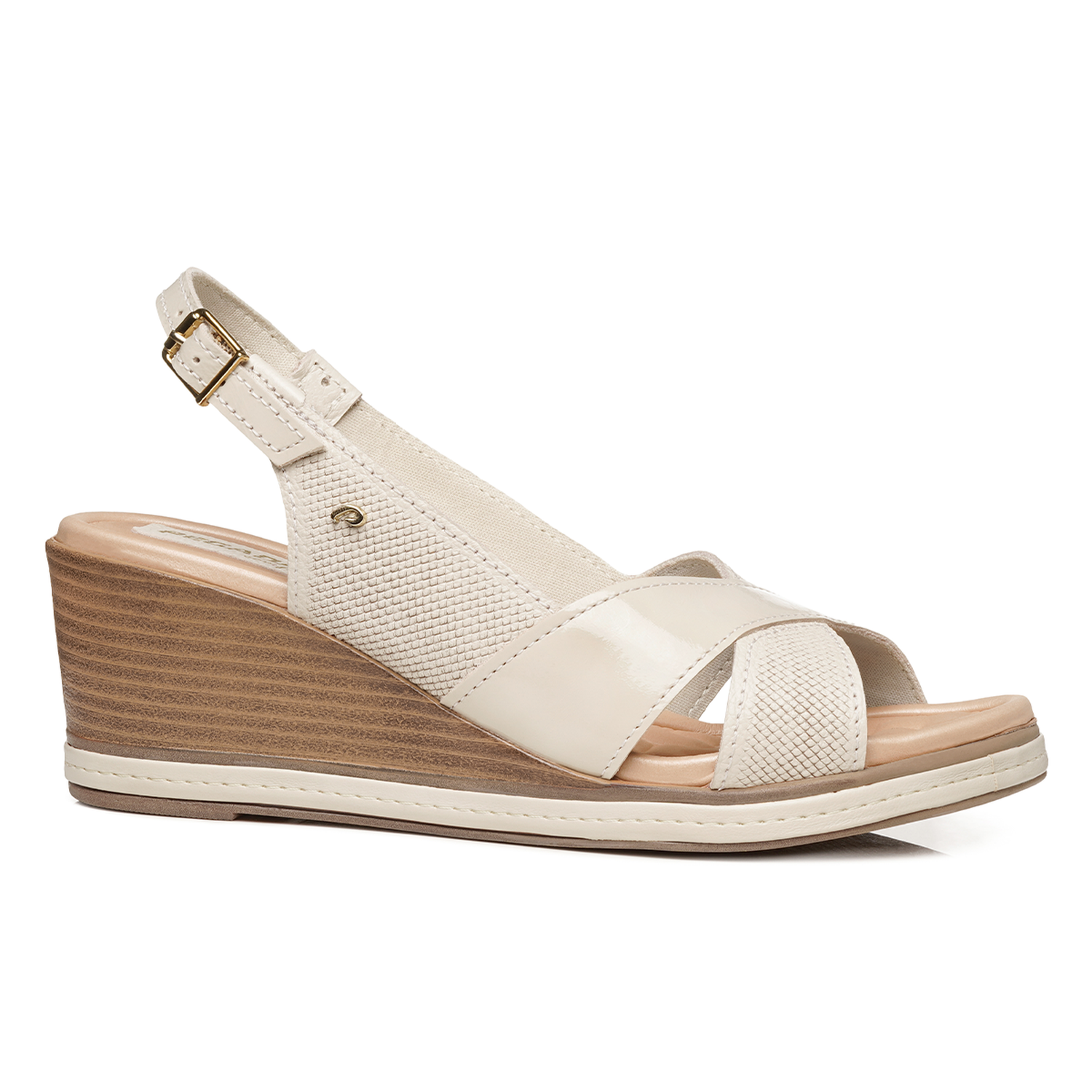 SANDALIA MUJER PEGADA CASUAL LINHO 233953-01 BLANCO 1144298 - 1