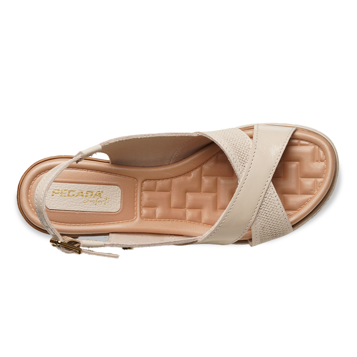 SANDALIA MUJER PEGADA CASUAL LINHO 233953-01 BLANCO 1144298 - 4