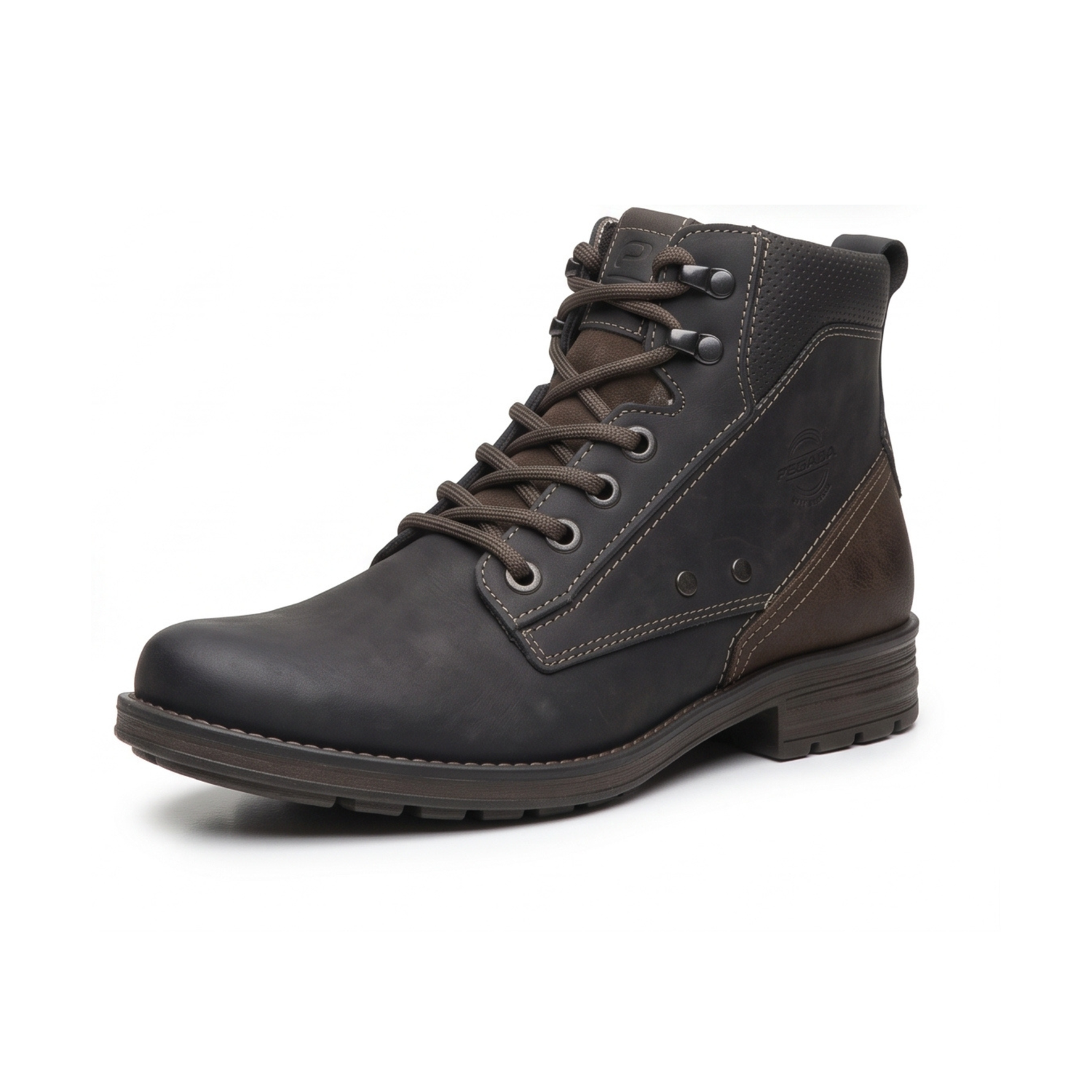 BOTIN HOMBRE PEGADA CUERO COFFE 181301-08 COLOR 1075763 - 4