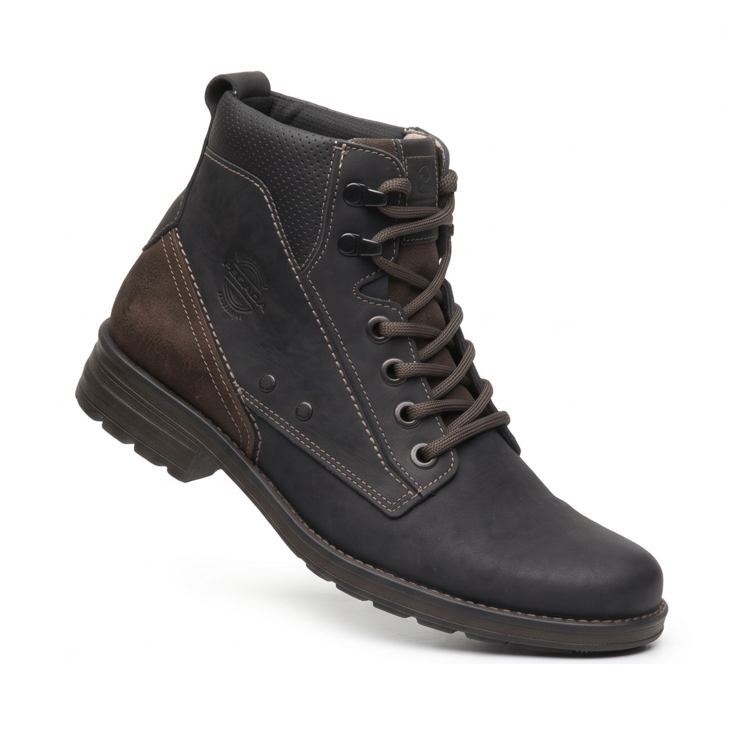 BOTIN HOMBRE PEGADA CUERO COFFE 181301-08 COLOR 1075763 - 5