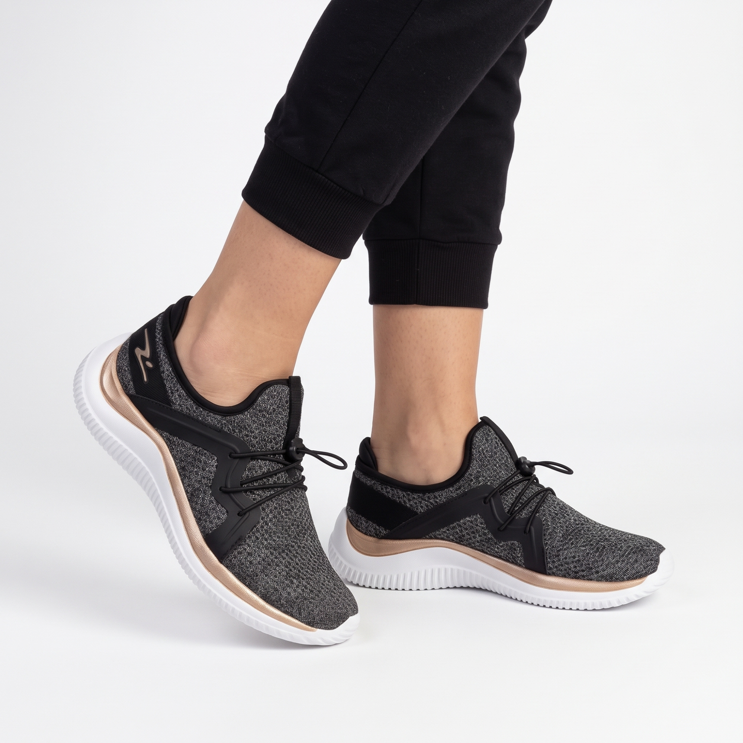 AD RUN 8408F PRETO/BRONZE NEGRO 1074112 - 4