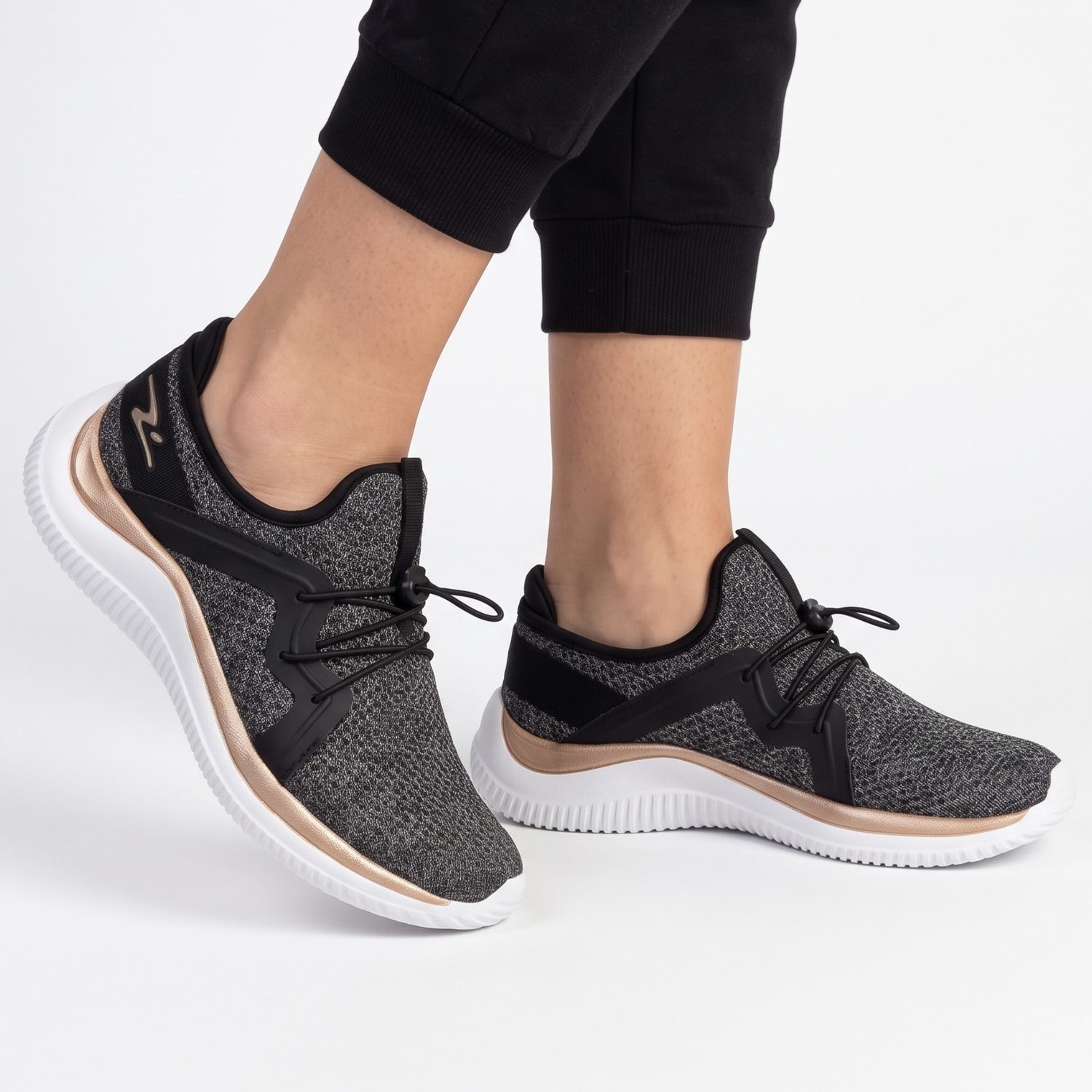 AD RUN 8408F PRETO/BRONZE NEGRO 1074112 - 5