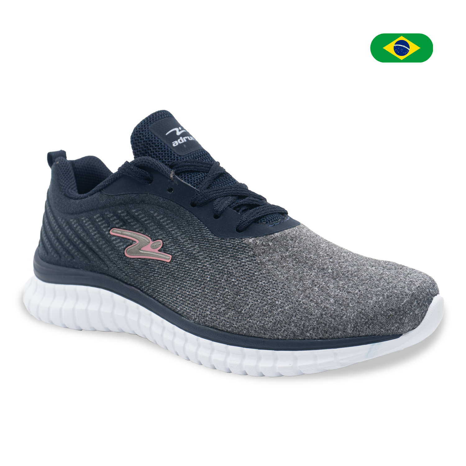ZAPATILLA AD RUN GRAFITE/MARINHO/ROSA CHOQUE 8614F - 1