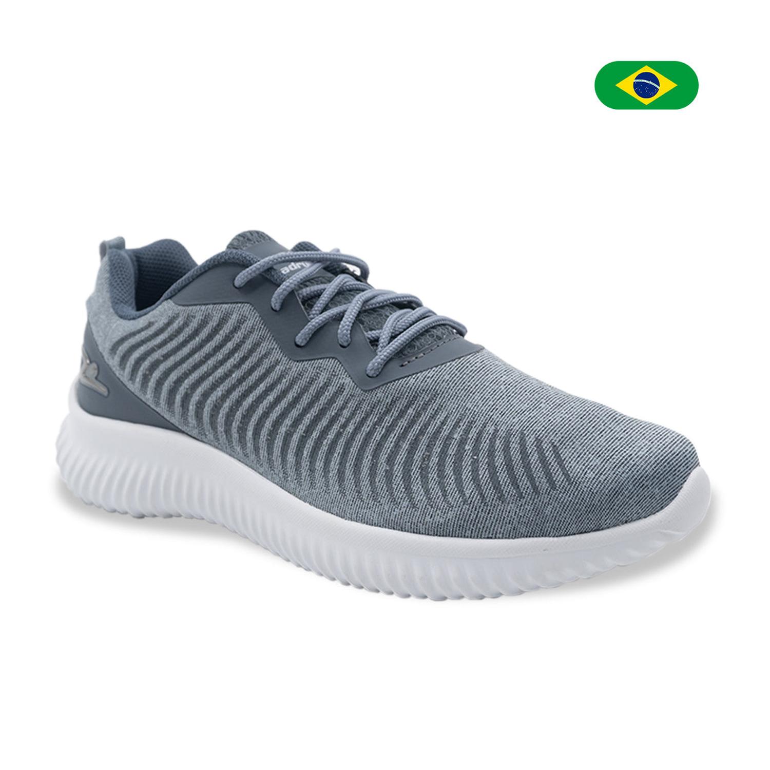 ZAPATILLA AD RUN STEEL/BRANCO 8707F/U - 1