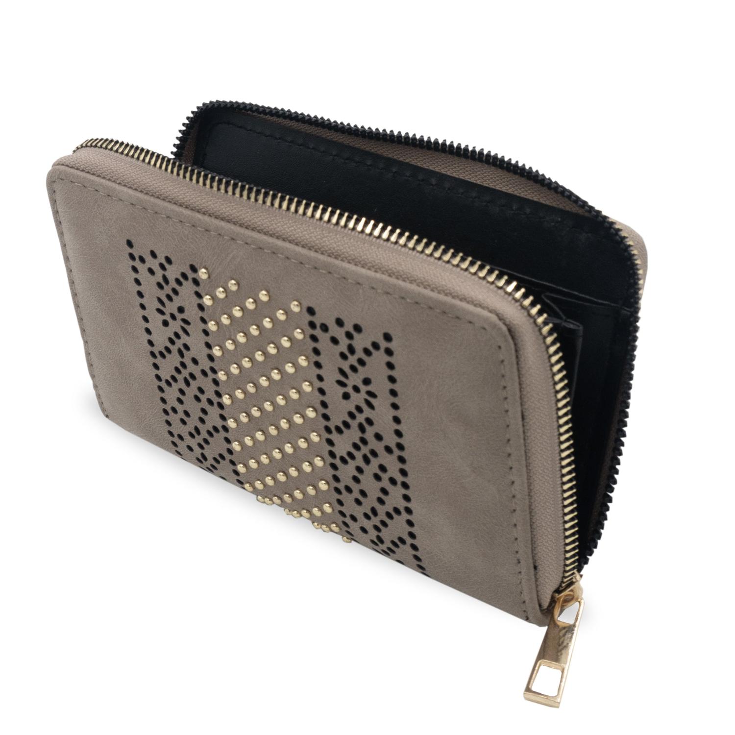 BILLETERA MUJER TAUPE STHEF 8090 - 2