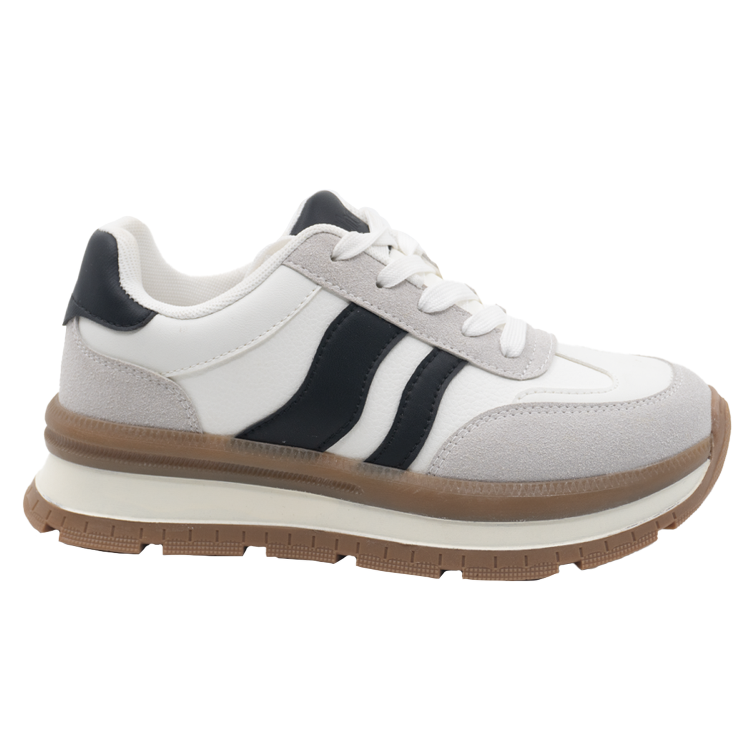 ZAPATILLA MUJER STHEF CASUAL BLANCO/NEGRO 8263 BLANCO 1144069 - 2