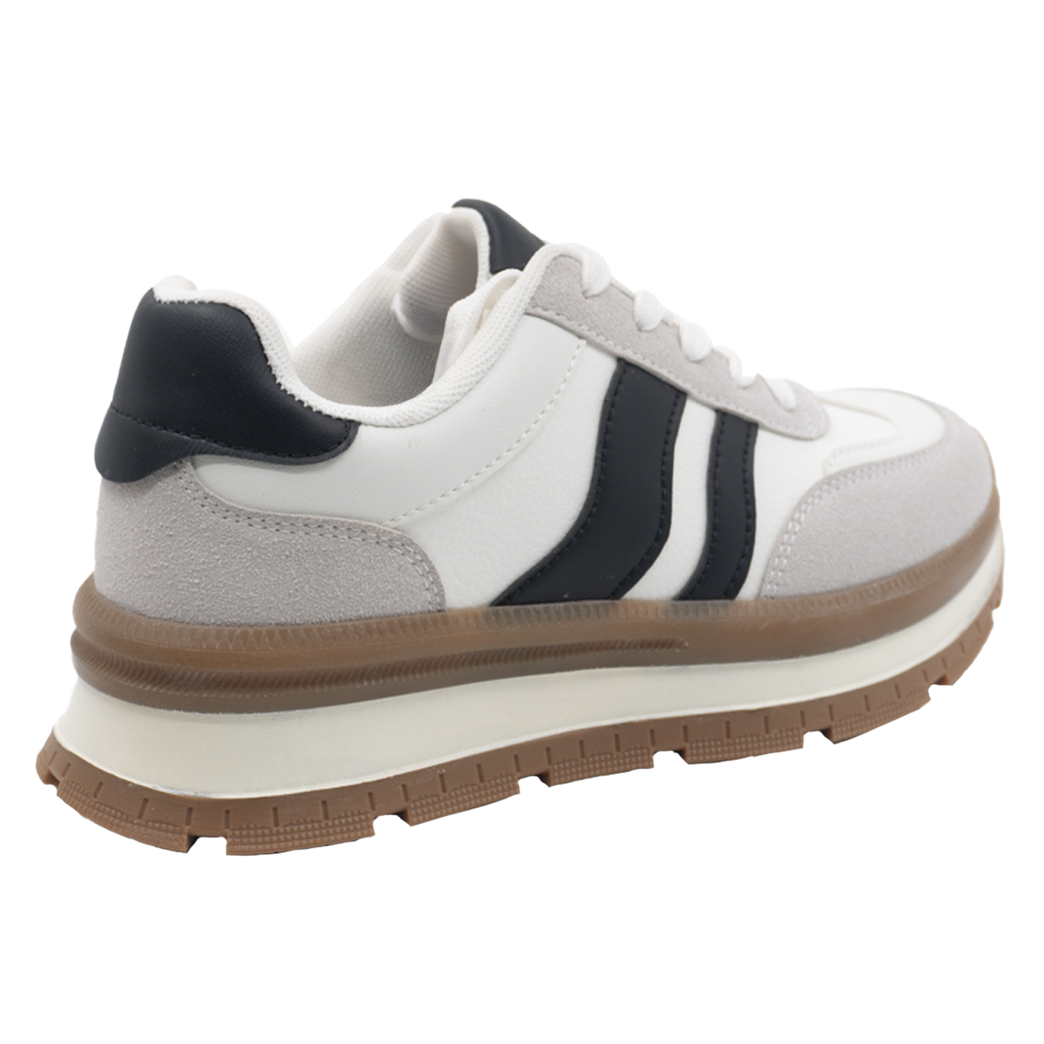 ZAPATILLA MUJER STHEF CASUAL BLANCO/NEGRO 8263 BLANCO 1144069 - 3