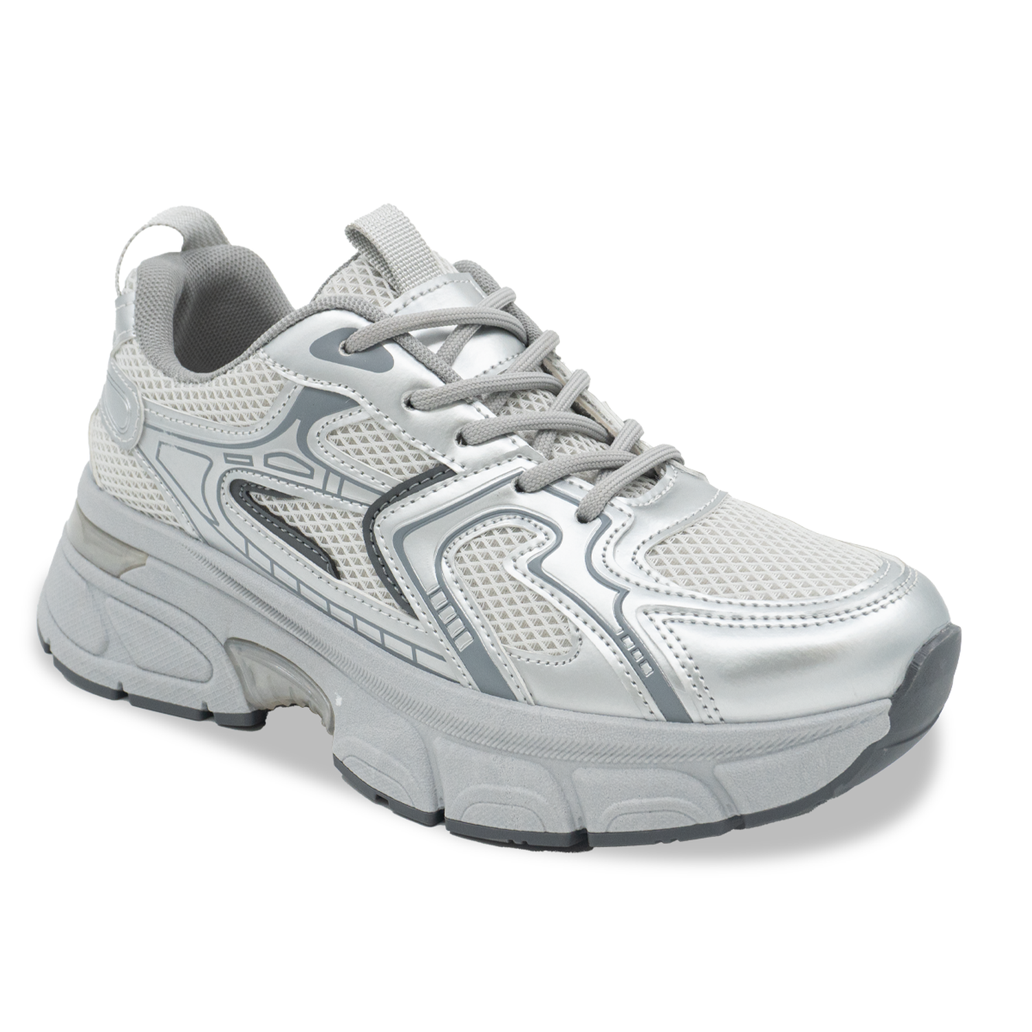ZAPATILLA MUJER STHEF CASUAL PLATA 8264 PLATEADO 1144079 - 1