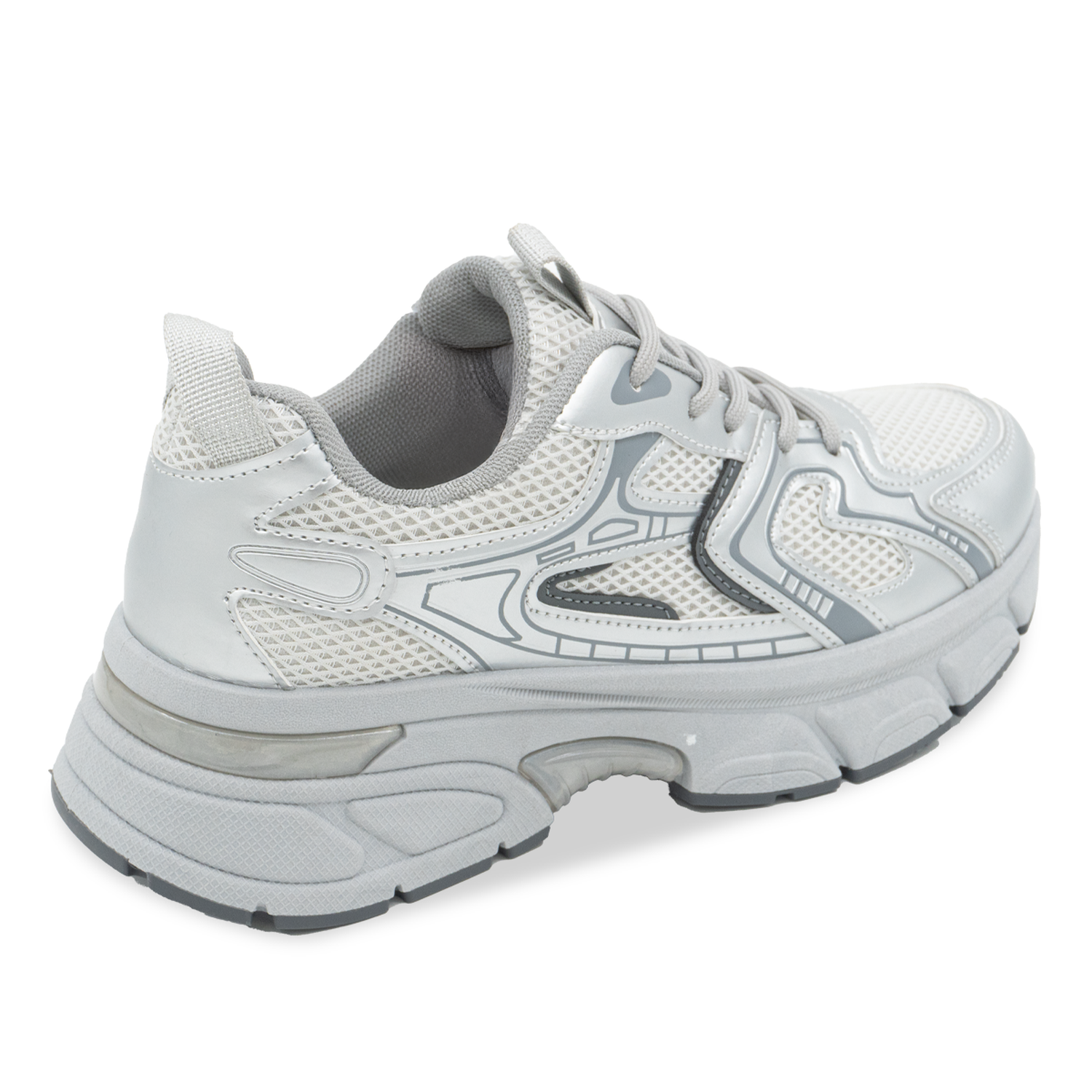 ZAPATILLA MUJER STHEF CASUAL PLATA 8264 PLATEADO 1144083 - 3