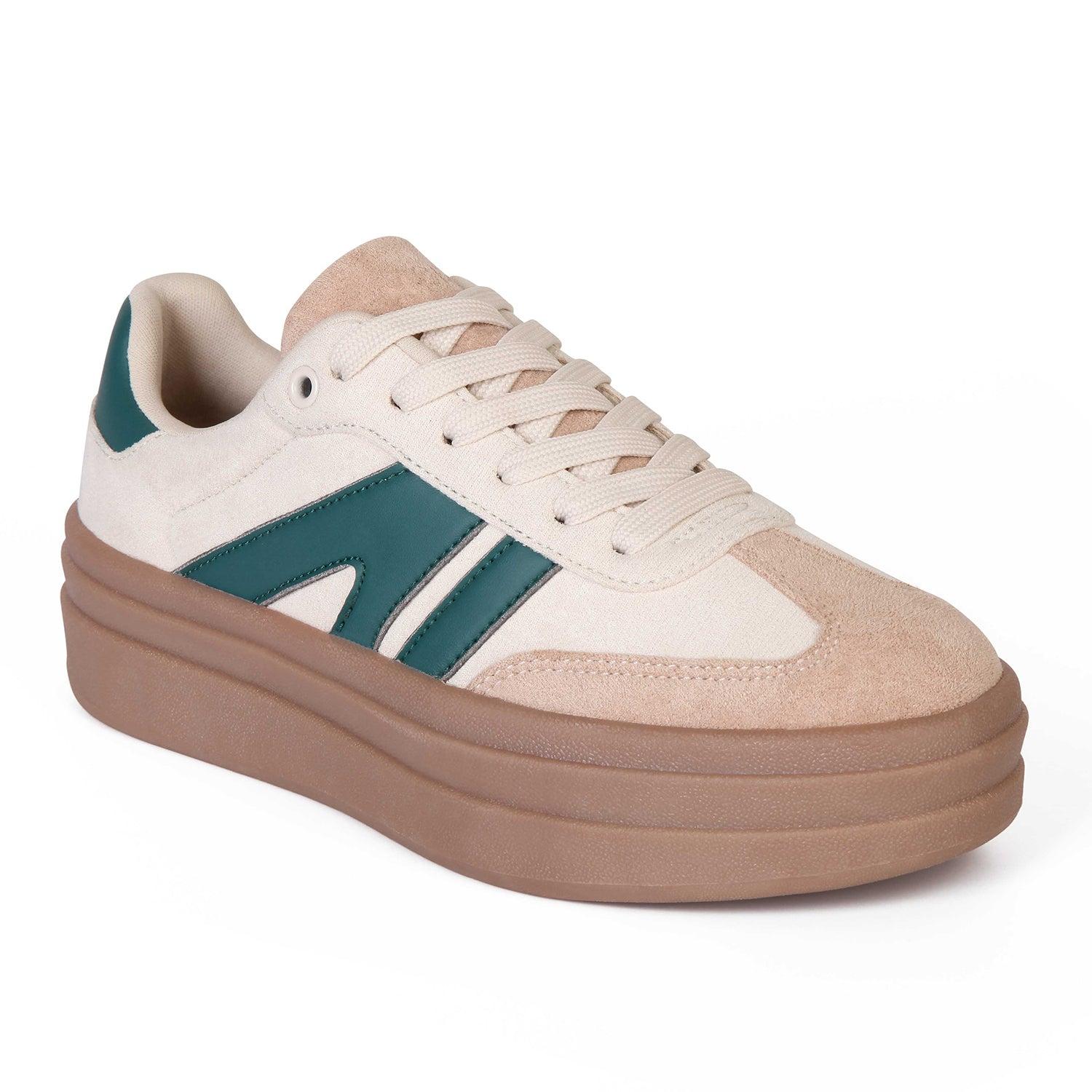 ZAPATILLA MUJER STHEF CASUAL BEIGE 7978 - 1