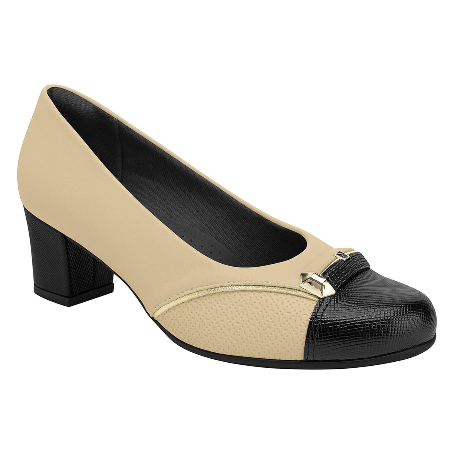 ZAPATO JOANETE MUJER PICCADILLY BRULE/OURO/PRETO 11019800000001 - 1