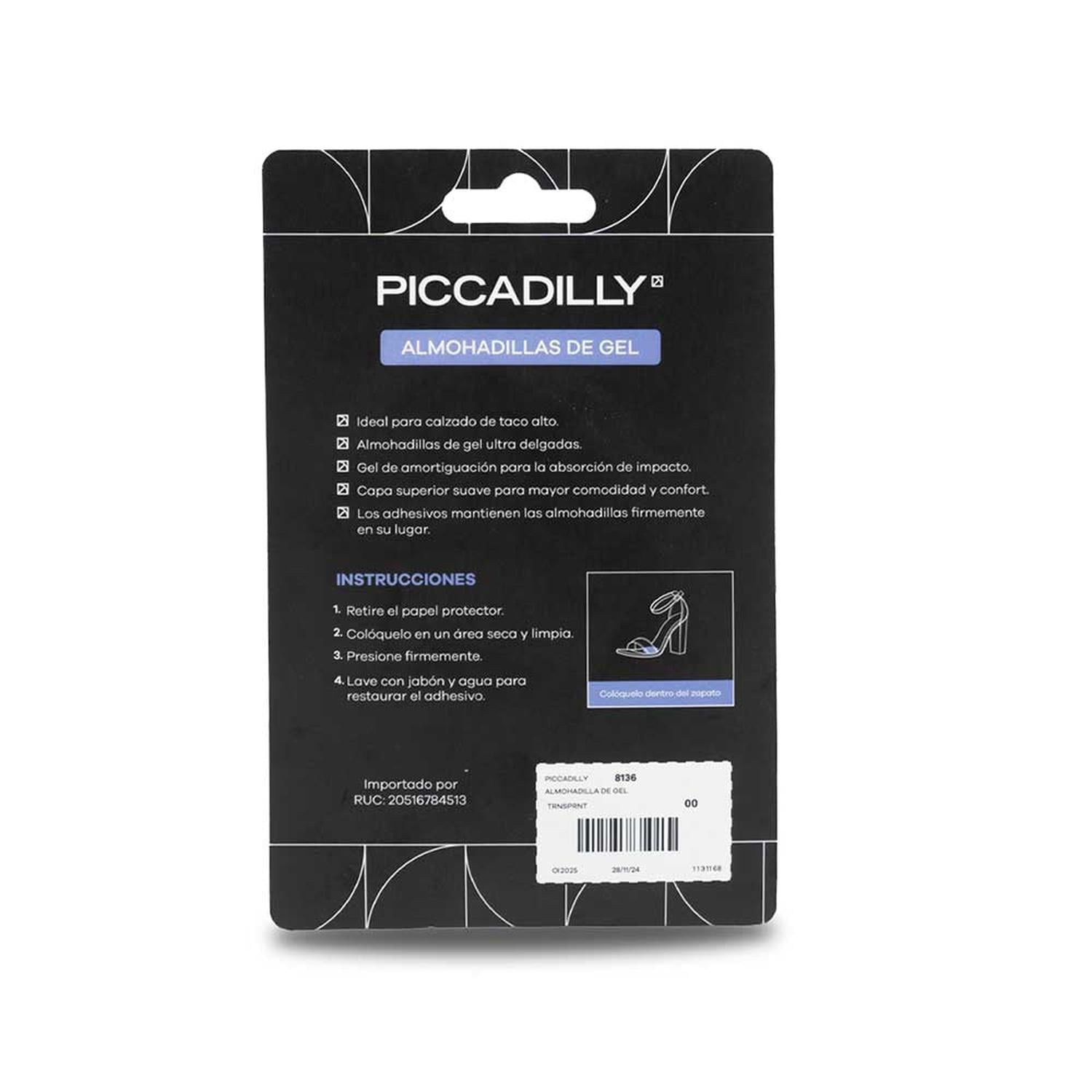 ALMOHADILLAS GEL TRANSPARENTE 8136 PICADILLY - 3