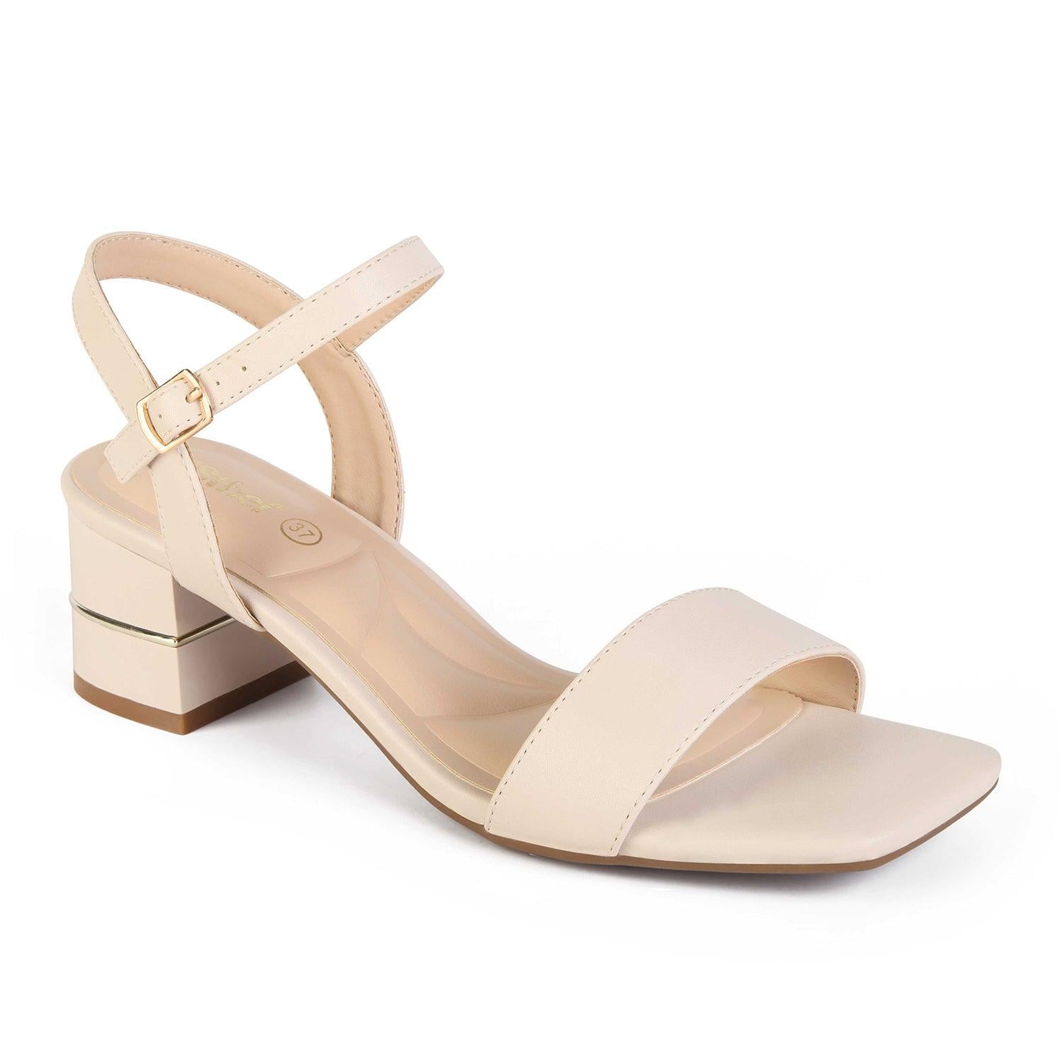 SANDALIA MUJER STHEF VESTIR VAINILLA 8026 BEIGE 1123508 - 1
