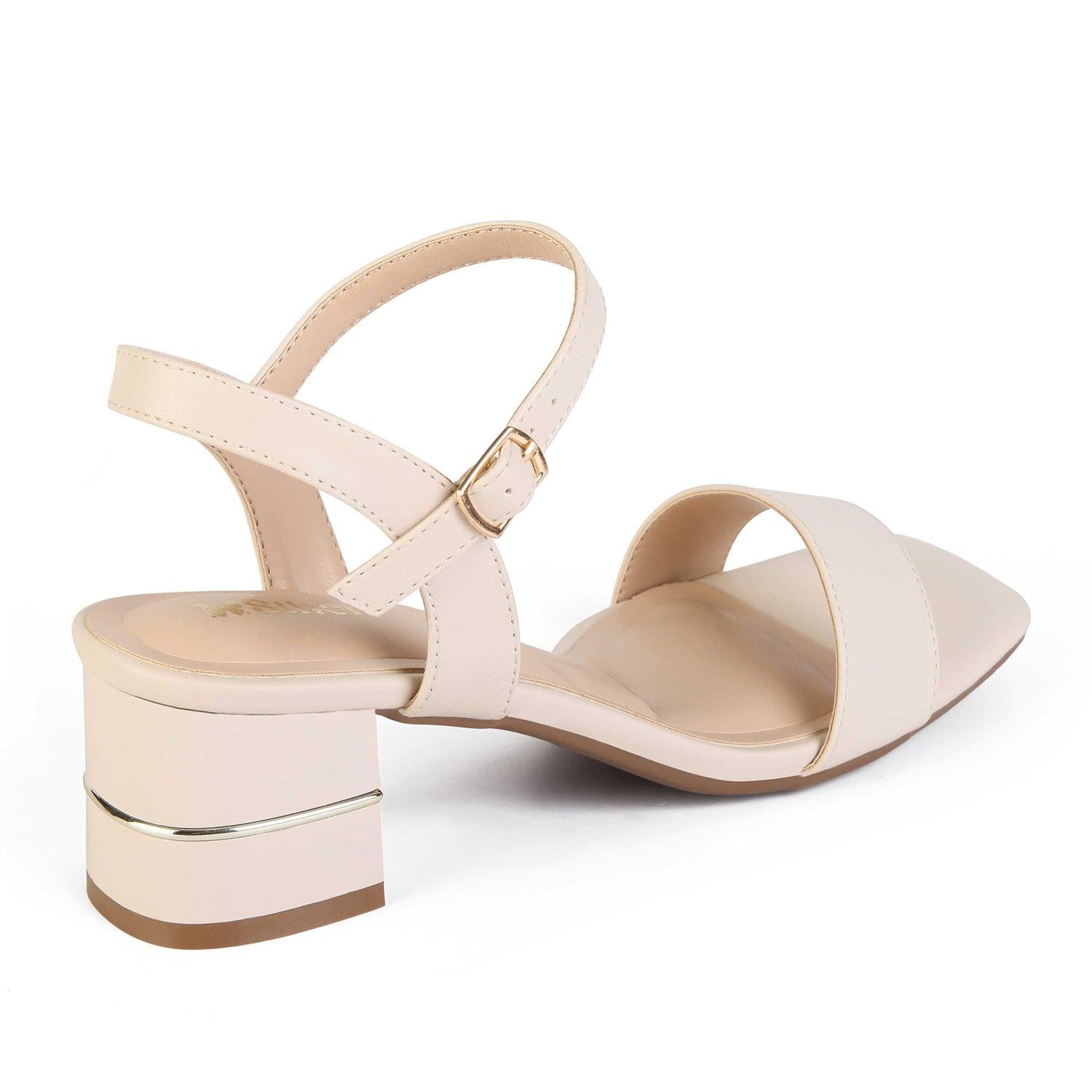 SANDALIA MUJER STHEF VESTIR VAINILLA 8026 BEIGE 1123508 - 3