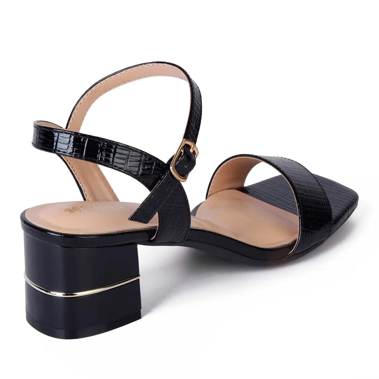 SANDALIA MUJER STHEF VESTIR NEGRO CHAROL 8026 NEGRO 1123070 - 3