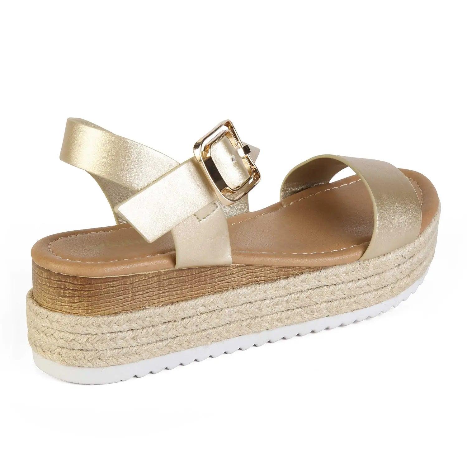SANDALIA MUJER STHEF CASUAL DORADO 8043 DORADO 1123237 - 3