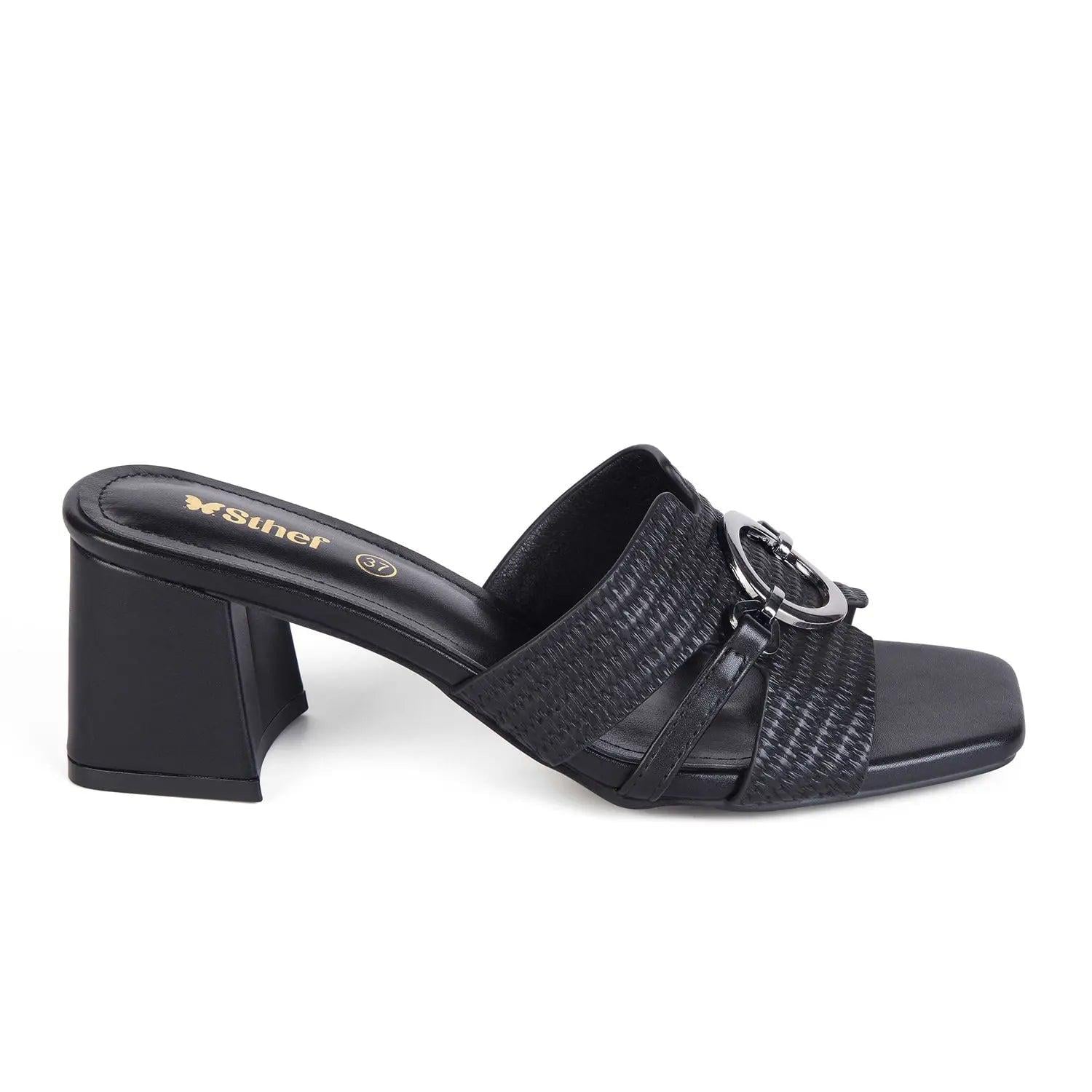 SANDALIA MUJER STHEF VESTIR NEGRO 8045 NEGRO 1123255 - 2