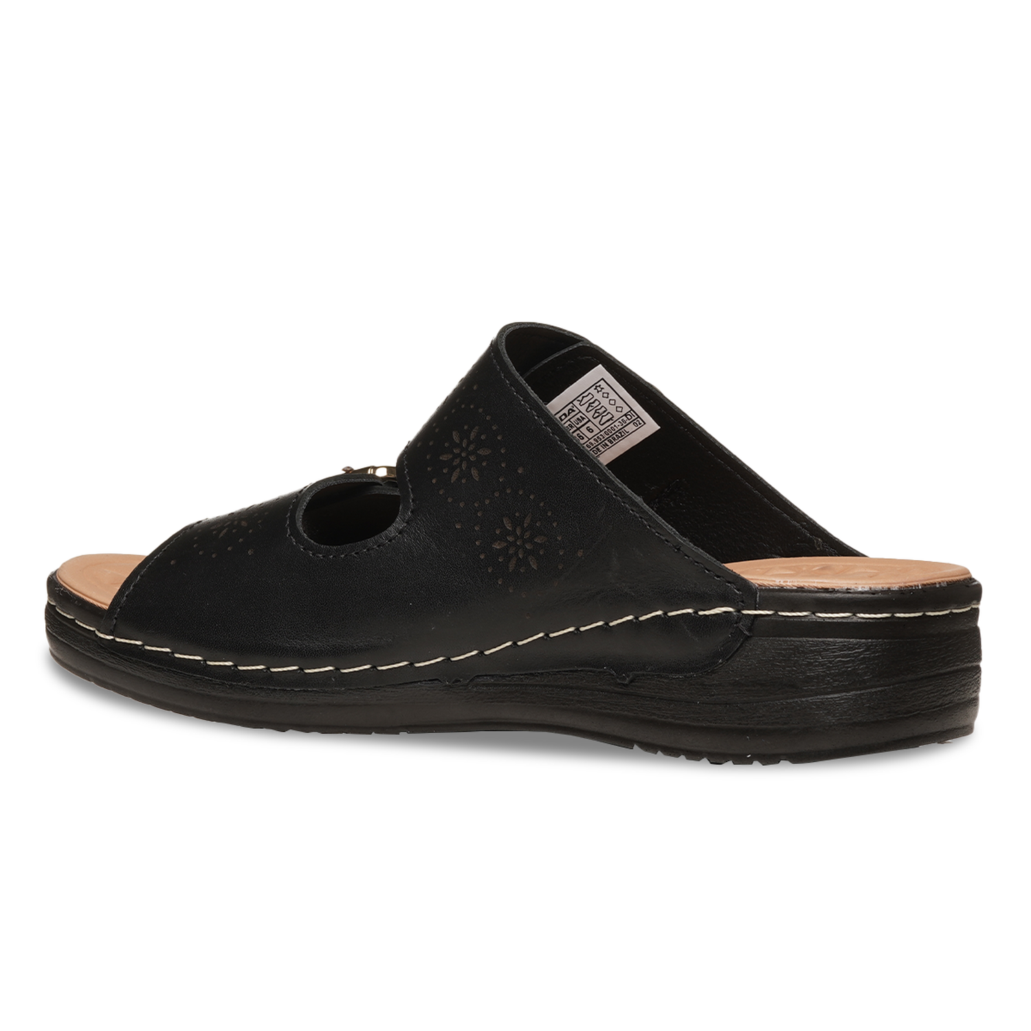 SANDALIA MUJER PEGADA CASUAL PRETO 233816-05 NEGRO 1144273 - 3