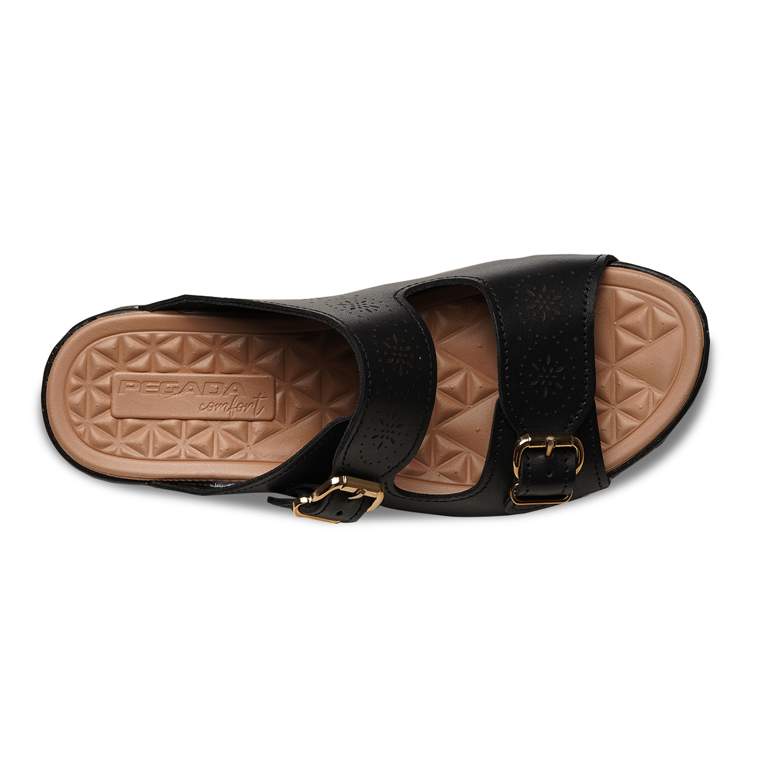 SANDALIA MUJER PEGADA CASUAL PRETO 233816-05 NEGRO 1144273 - 4