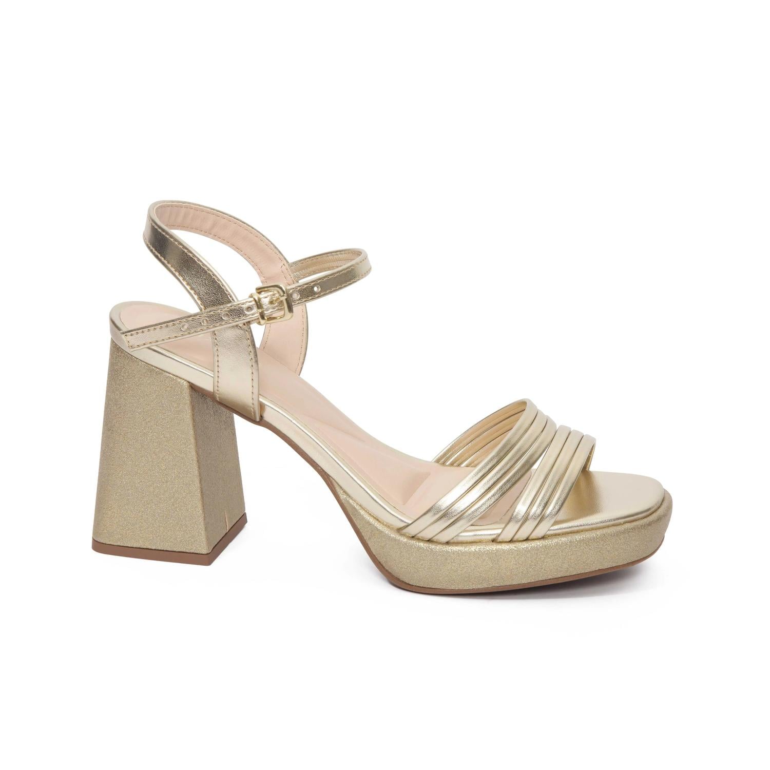 SANDALIA MUJER MIKAELA FIESTA MANTEIGA/DOURADO 20246-08 DORADO 1128415 - 3