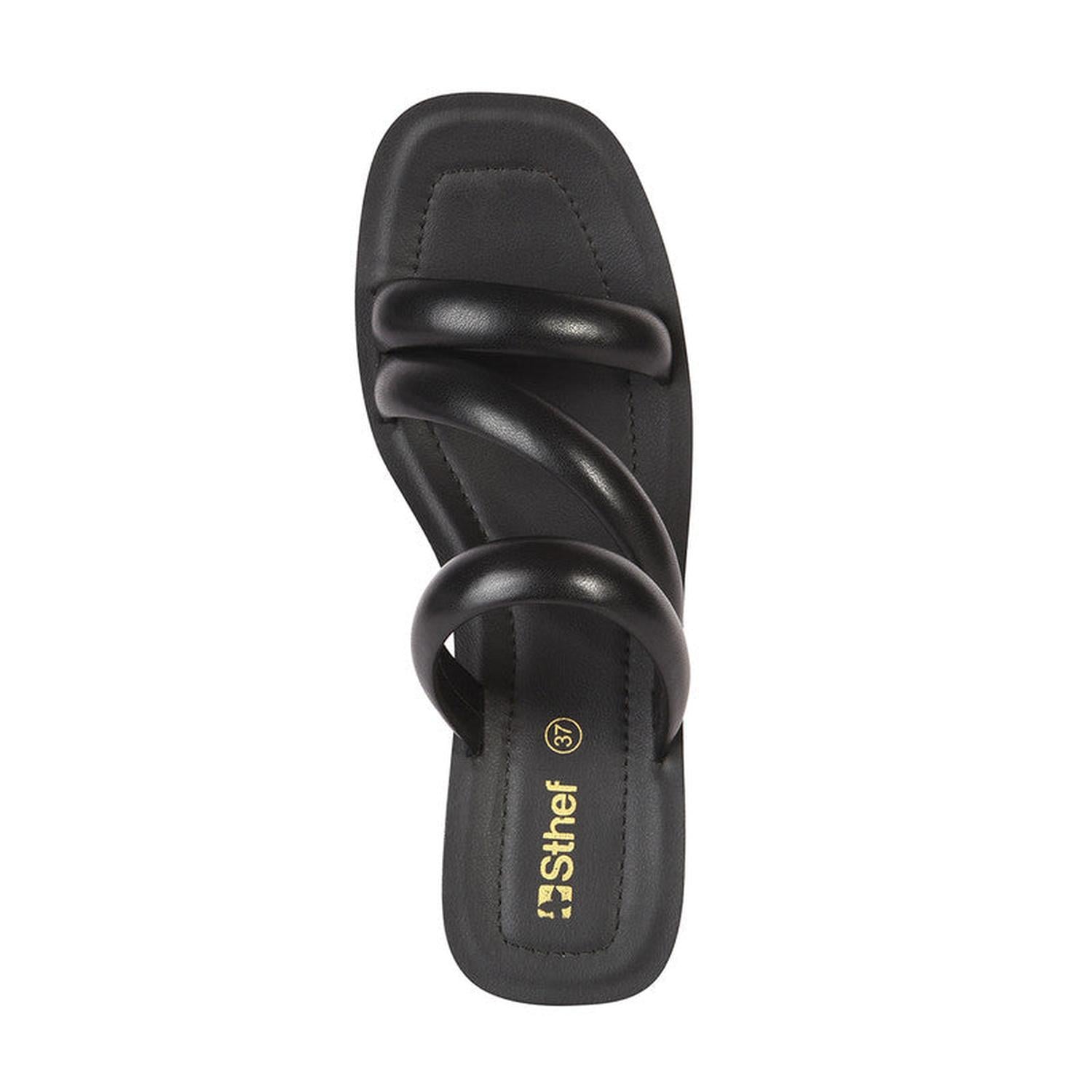 SANDALIA MUJER STHEF CASUAL NEGRO 7843 NEGRO 1107252 - 4