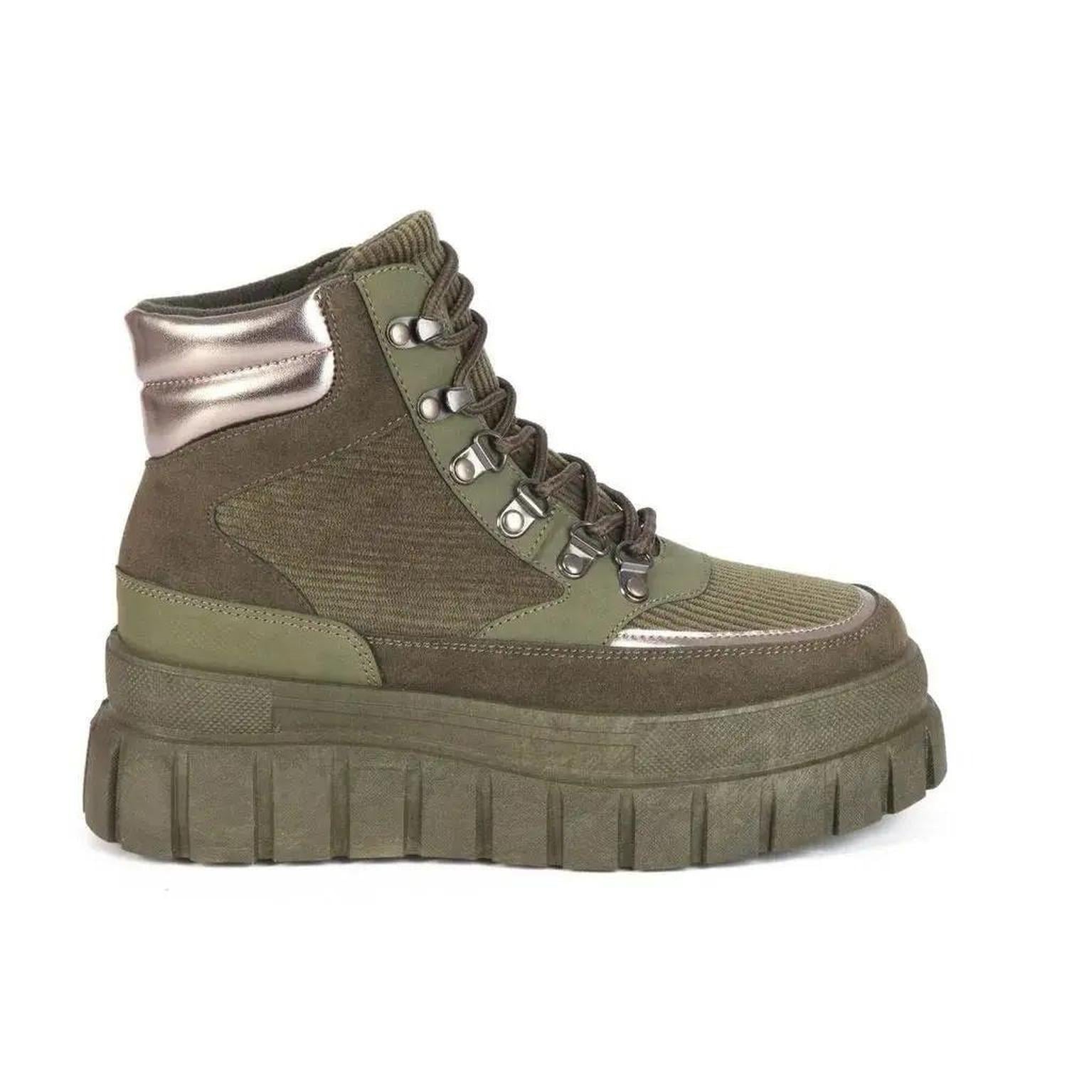 BOTIN MUJER STHEF CASUAL OLIVO 7663 - 1