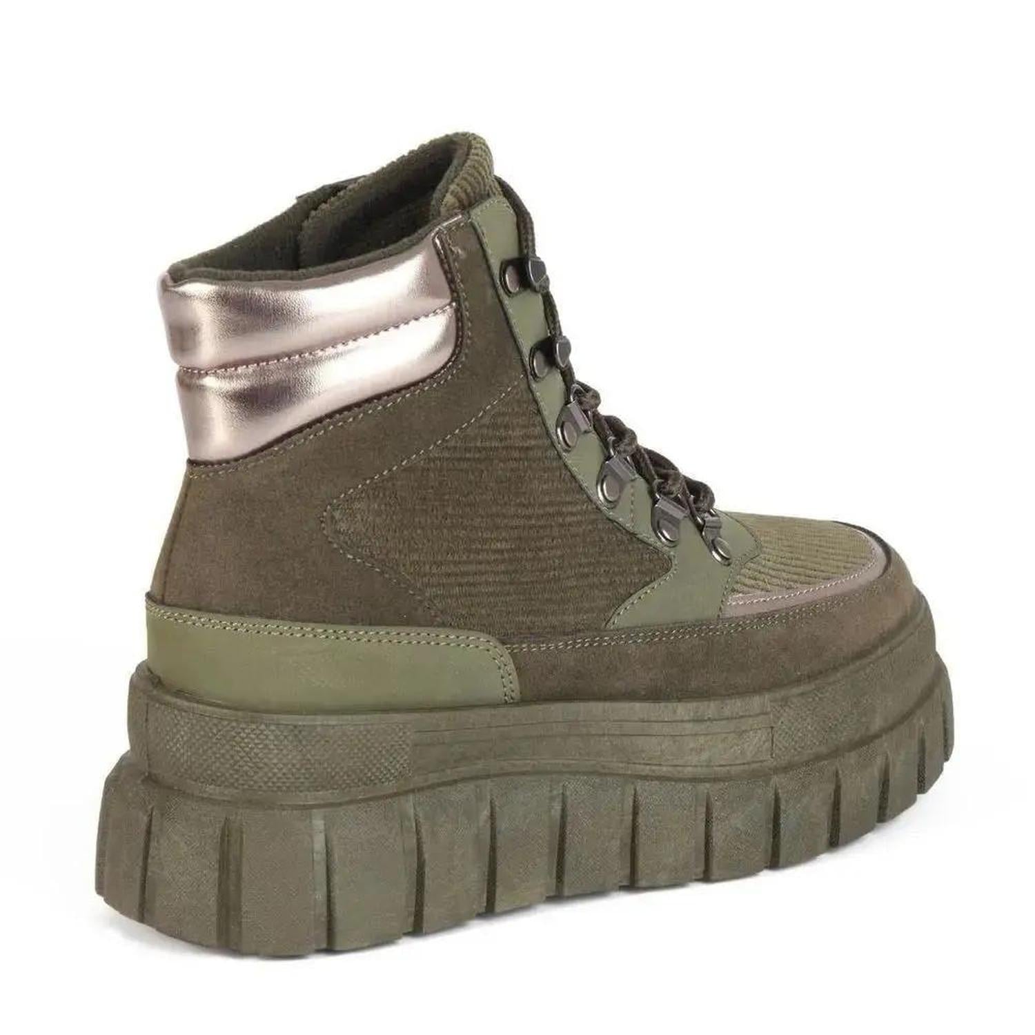 BOTIN MUJER STHEF CASUAL OLIVO 7663 COLOR 1098294 - 3
