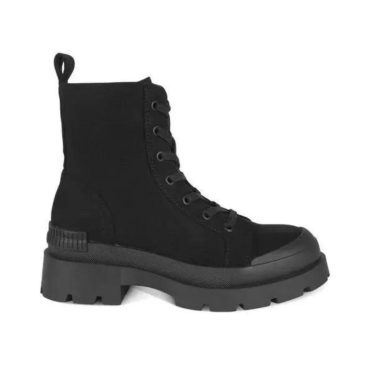 BOTINES COMBAT MUJER 7607 NEGRO-STHEF - 1