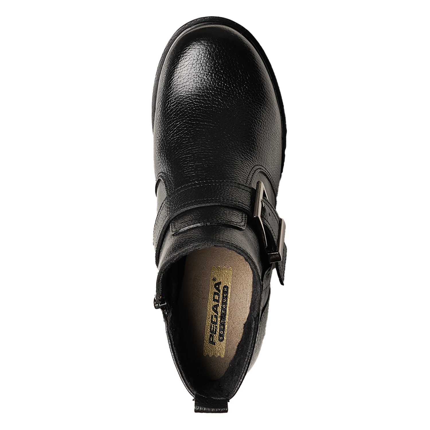 BOTIN MUJER PEGADA CUERO VESTIR PRETO 282604-04 COLOR 1150927 - 4