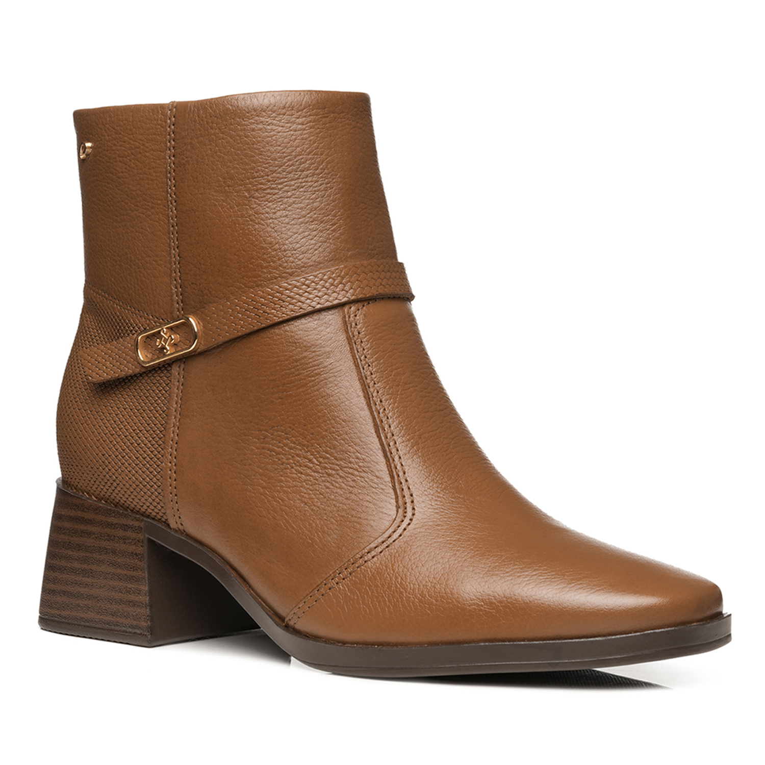 BOTIN MUJER PEGADA CUERO VESTIR PINHAO 282355-01 - 1