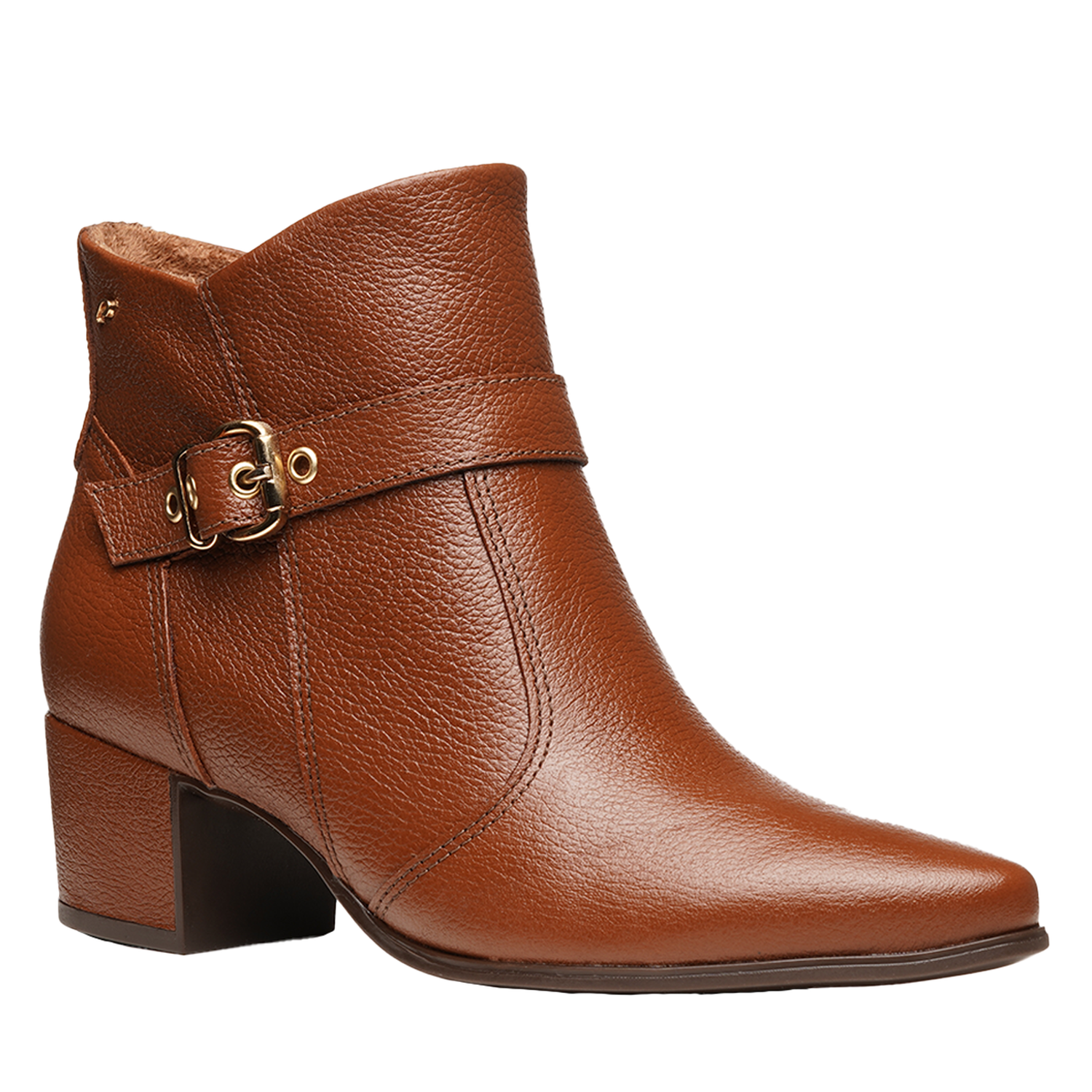 BOTIN MUJER PEGADA CUERO VESTIR TERRACOTA 280902-09 - 1