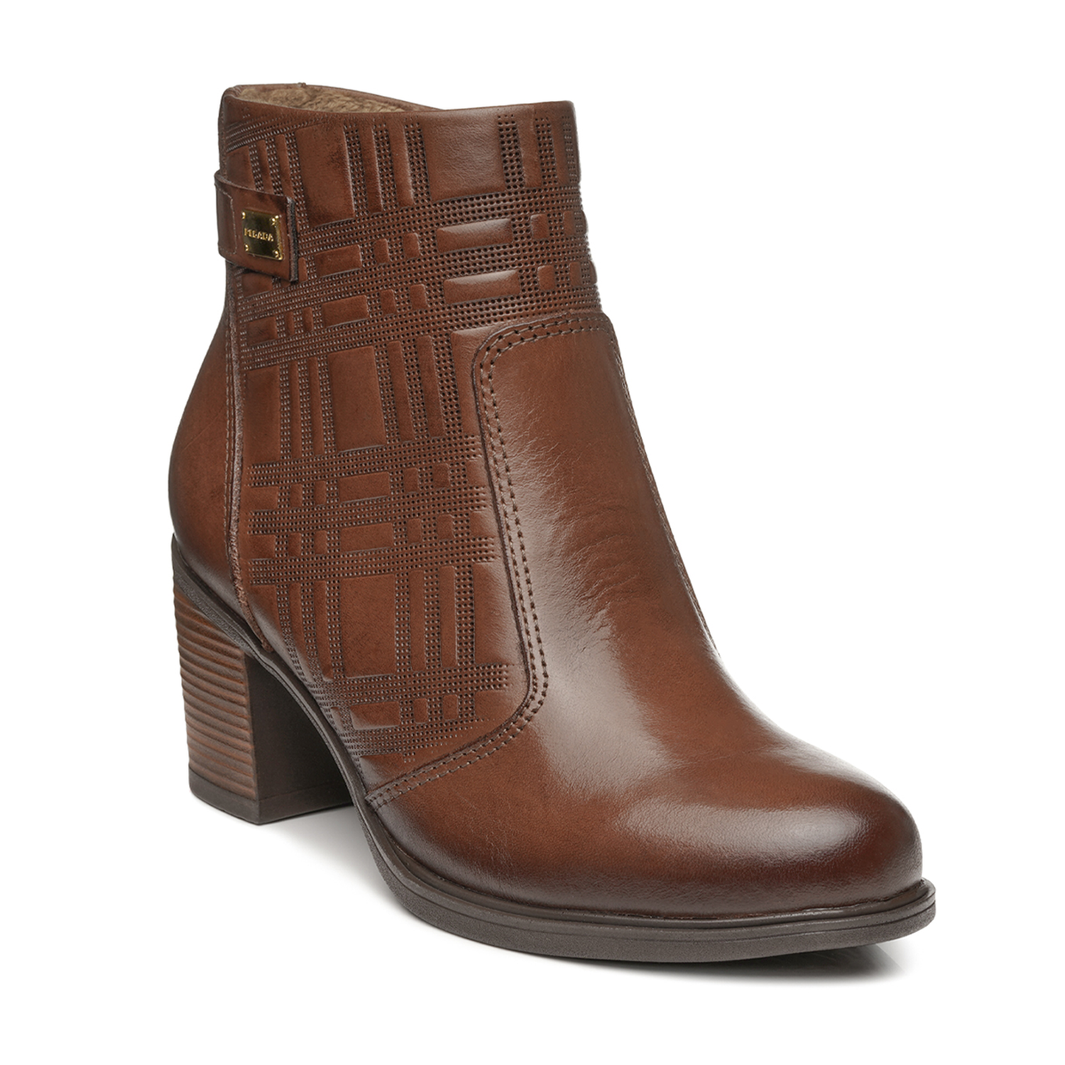BOTIN MUJER PEGADA CUERO VESTIR PINHAO 280402-02 COLOR 1135254 - 2
